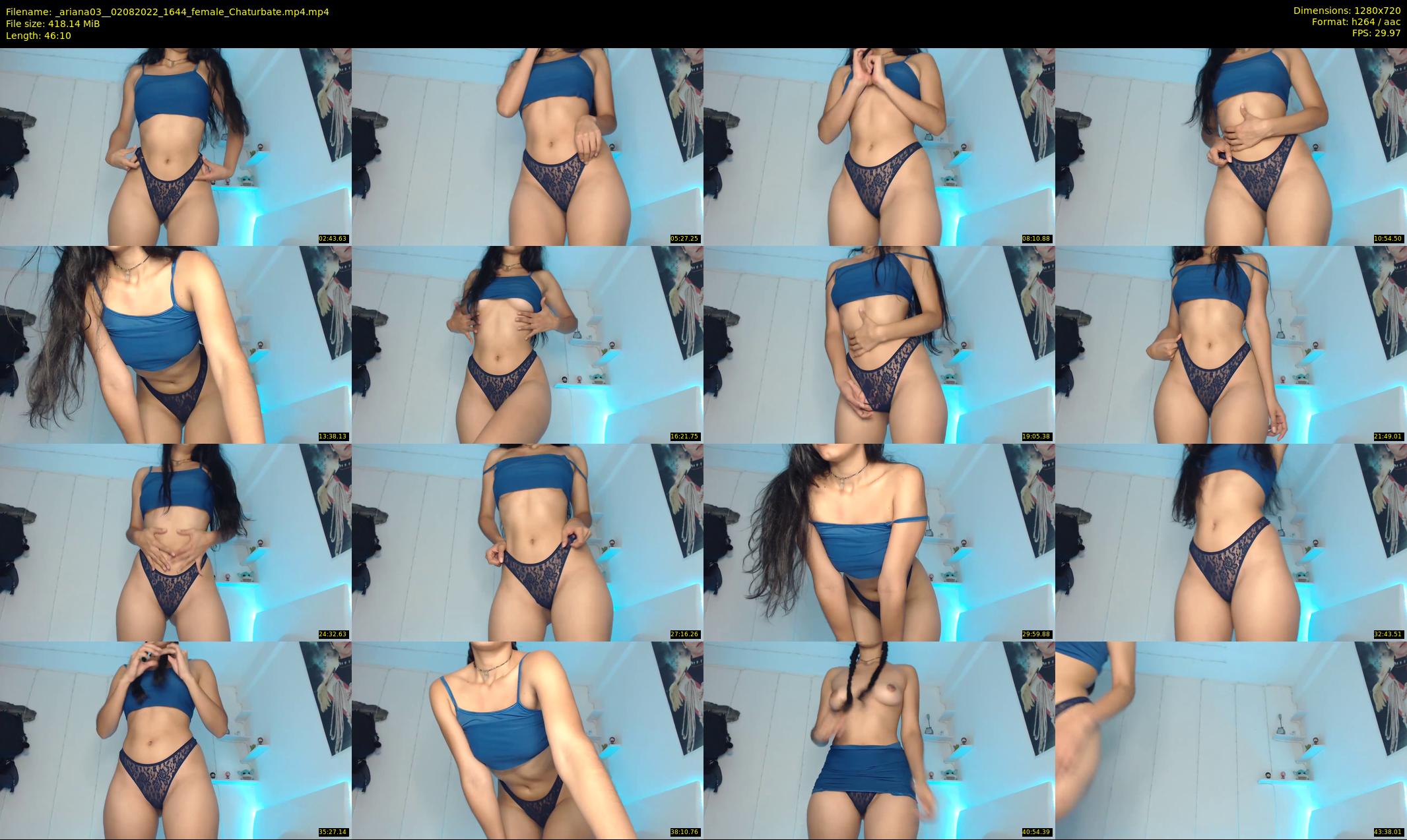 _ariana03_ — 47 minute Chaturbate female cam show recording, 720p, Aug 2, 2022