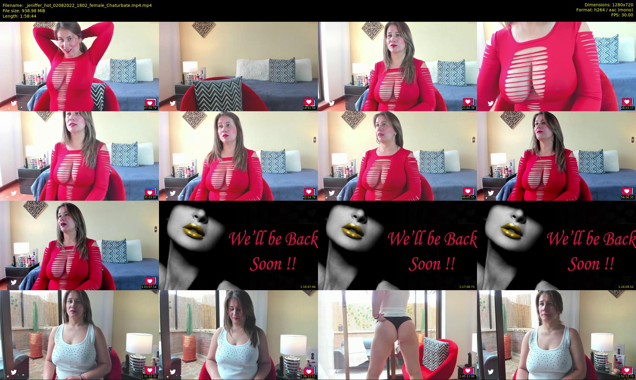 _jeniffer_hot — 119 minute Chaturbate female cam show recording, 720p, Aug 2, 2022