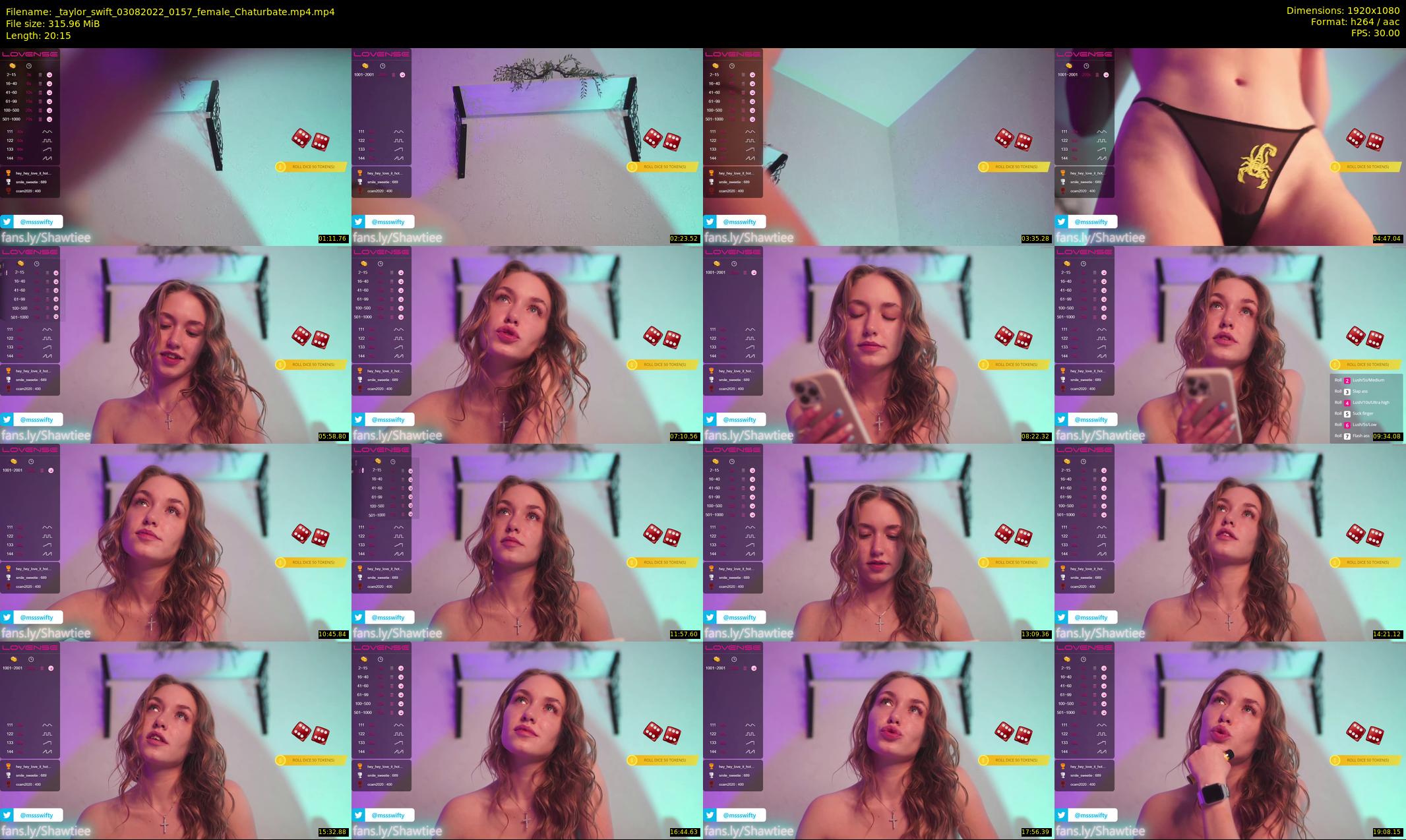 _taylor_swift — 21 minute Chaturbate female cam show recording, 1080p, Aug 3, 2022