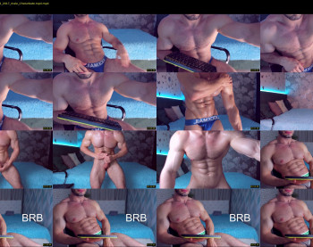 adam_muscle_ — 62 minute Chaturbate male cam show recording, 1080p, Aug 2, 2022
