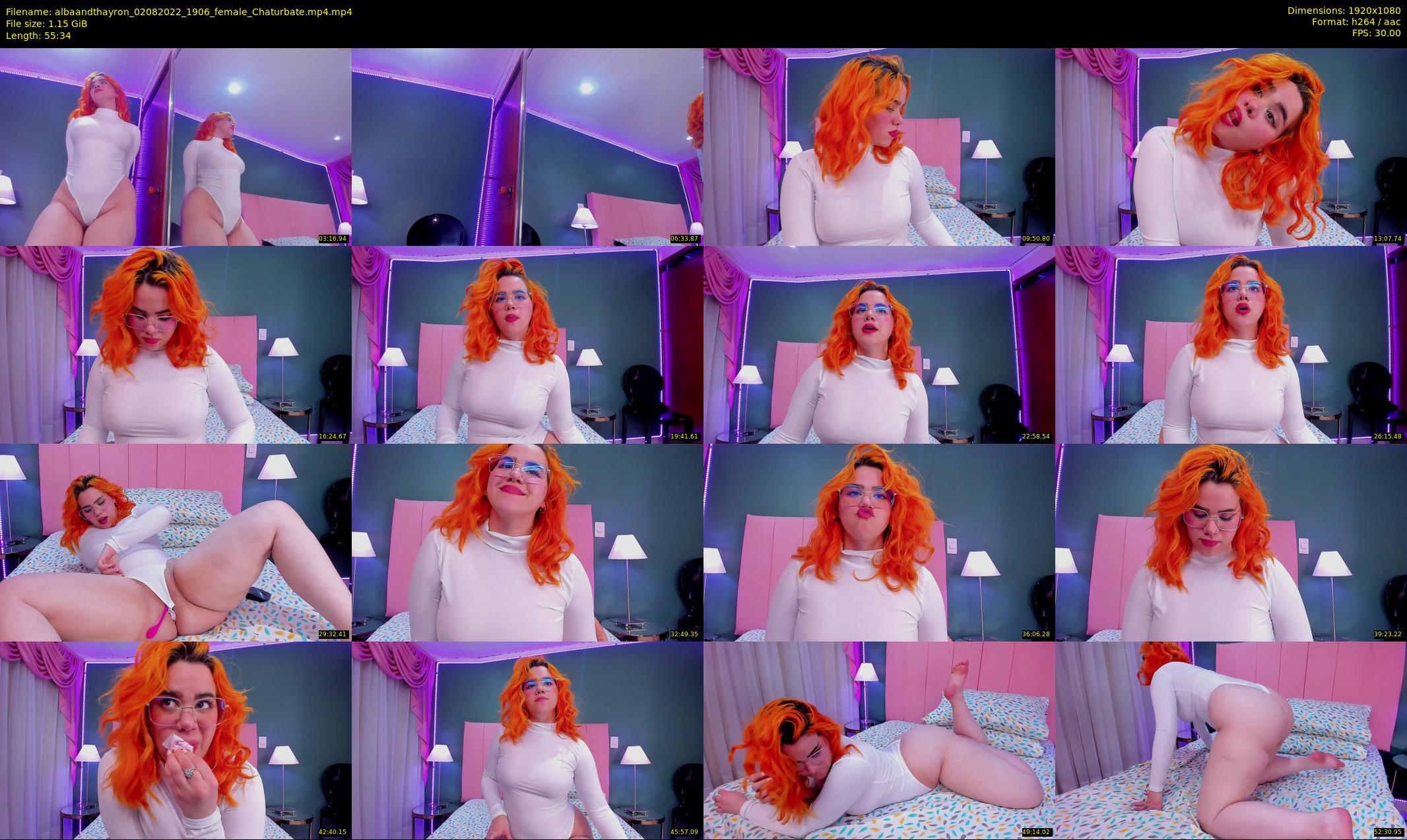 albaandthayron — 56 minute Chaturbate couple cam show recording, 1080p, Aug 2, 2022
