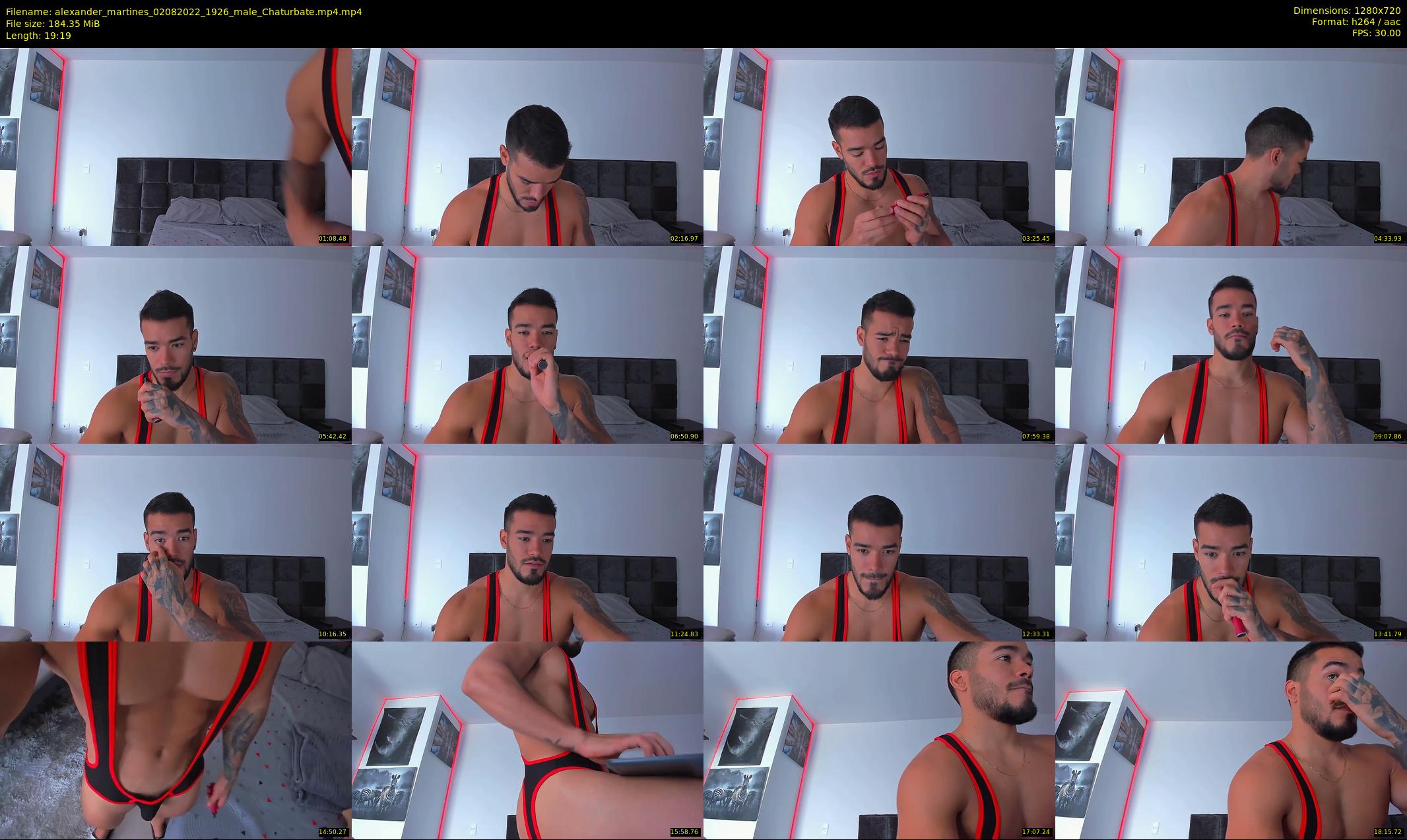alexander_martines — 20 minute Chaturbate male cam show recording, 720p, Aug 2, 2022