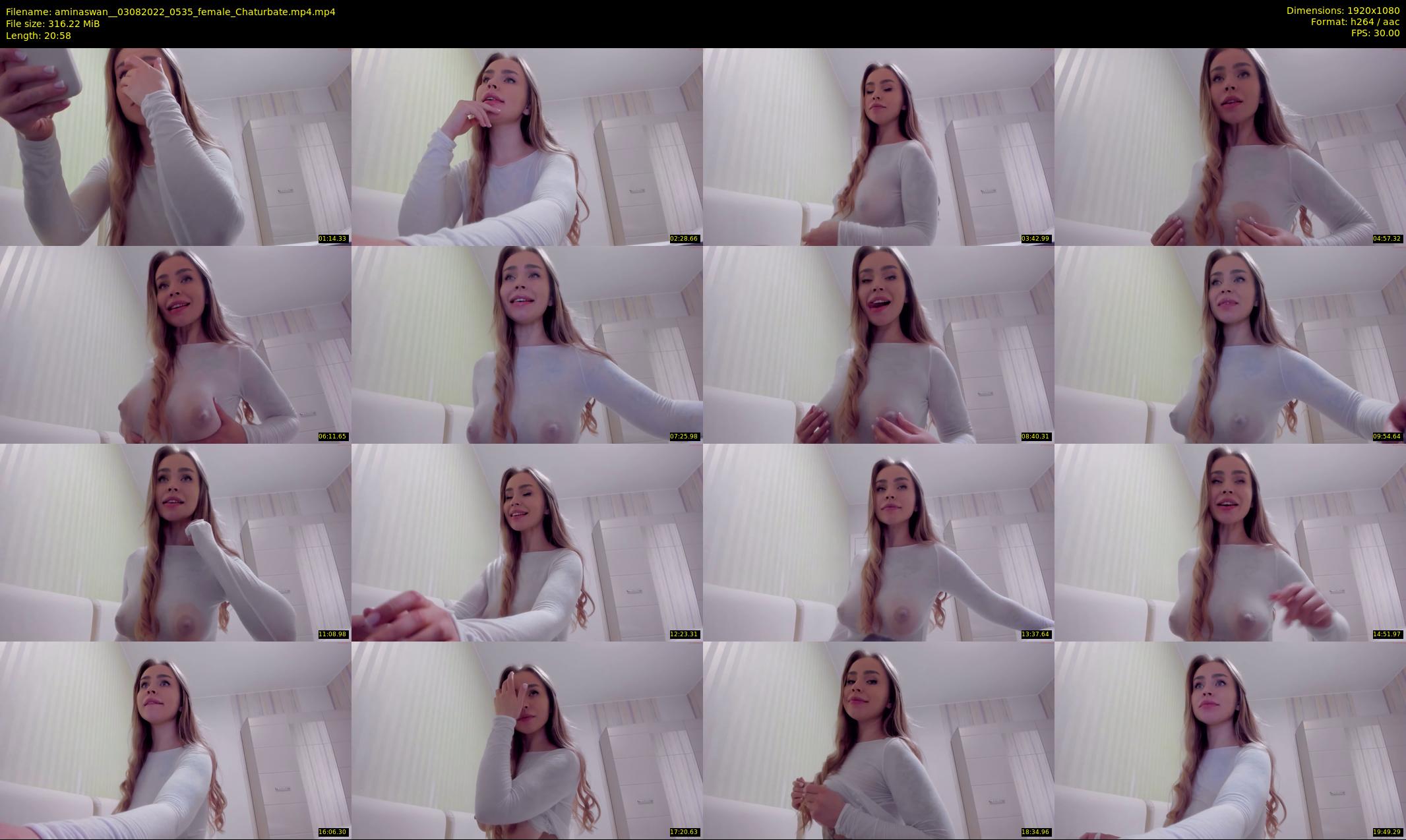 aminaswan_ — 21 minute Chaturbate female cam show recording, 1080p, Aug 3, 2022