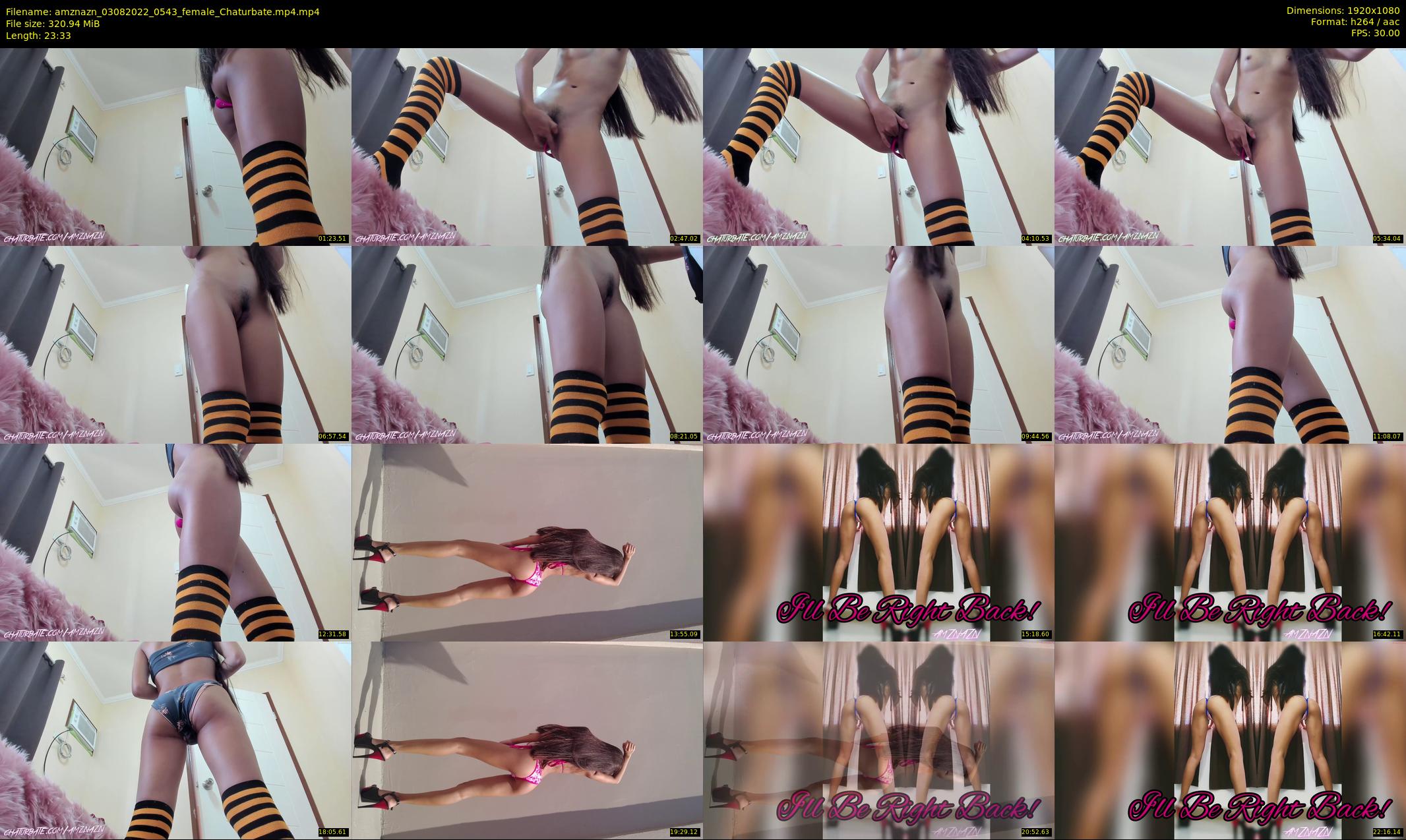amznazn — 24 minute Chaturbate female cam show recording, 1080p, Aug 3, 2022