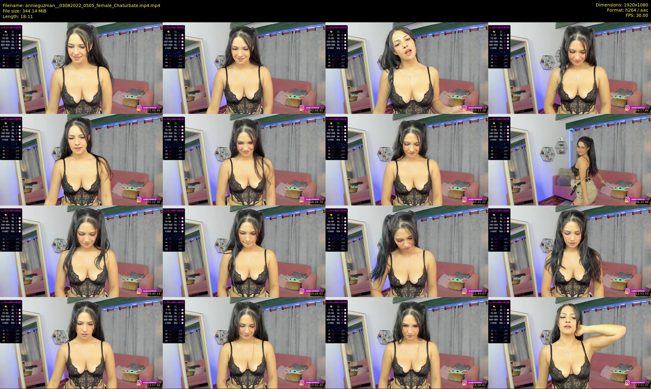 annieguzman_ — 19 minute Chaturbate female cam show recording, 1080p, Aug 3, 2022