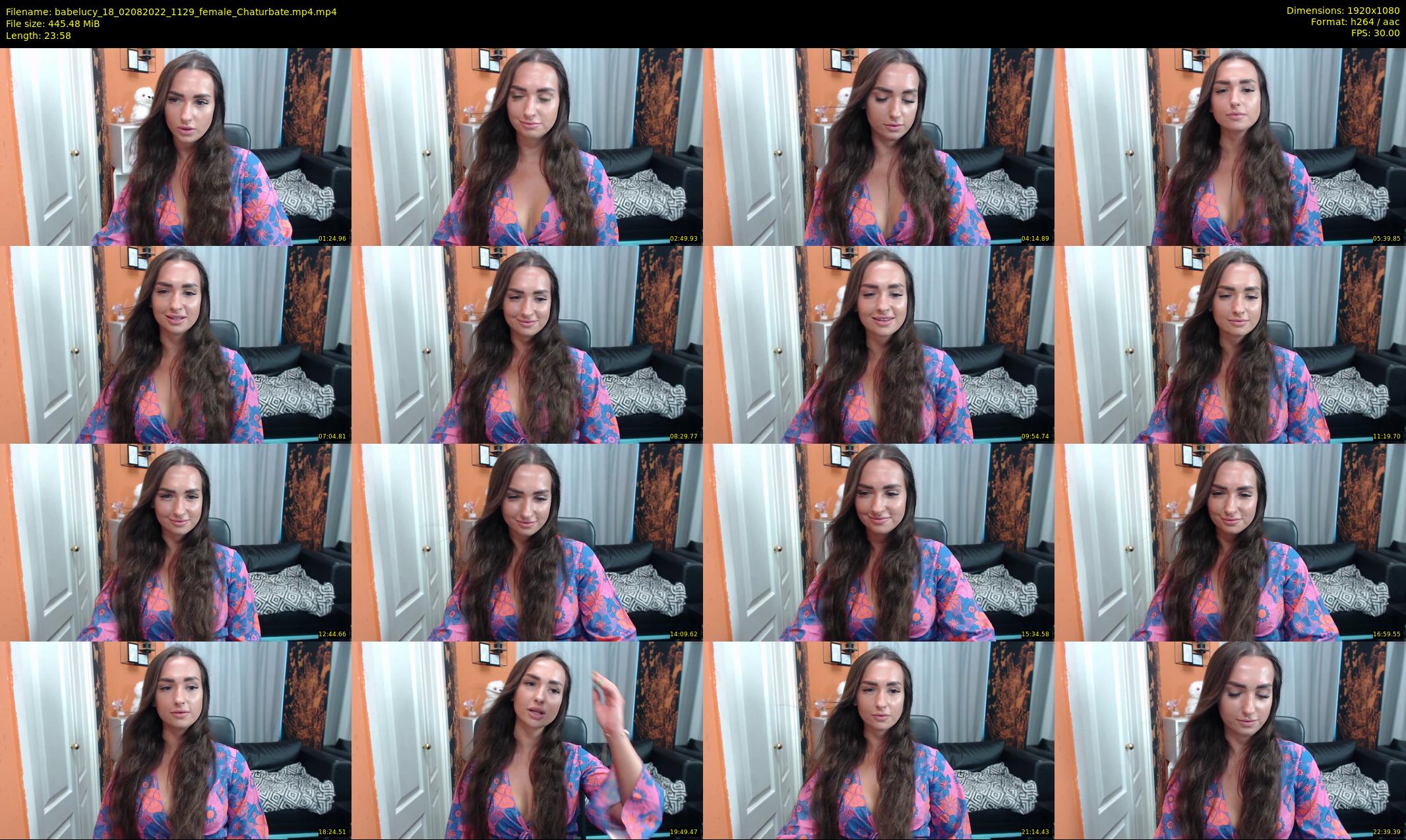 babelucy_18 — 24 minute Chaturbate female cam show recording, 1080p, Aug 2, 2022