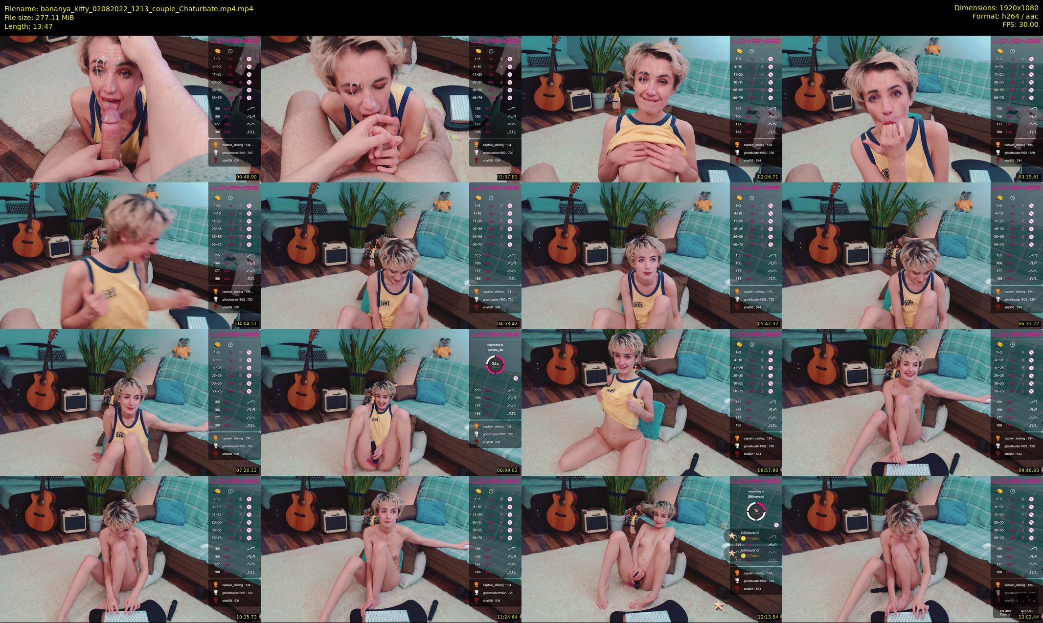bananya_kitty — 14 minute Chaturbate couple cam show recording, 1080p, Aug 2, 2022