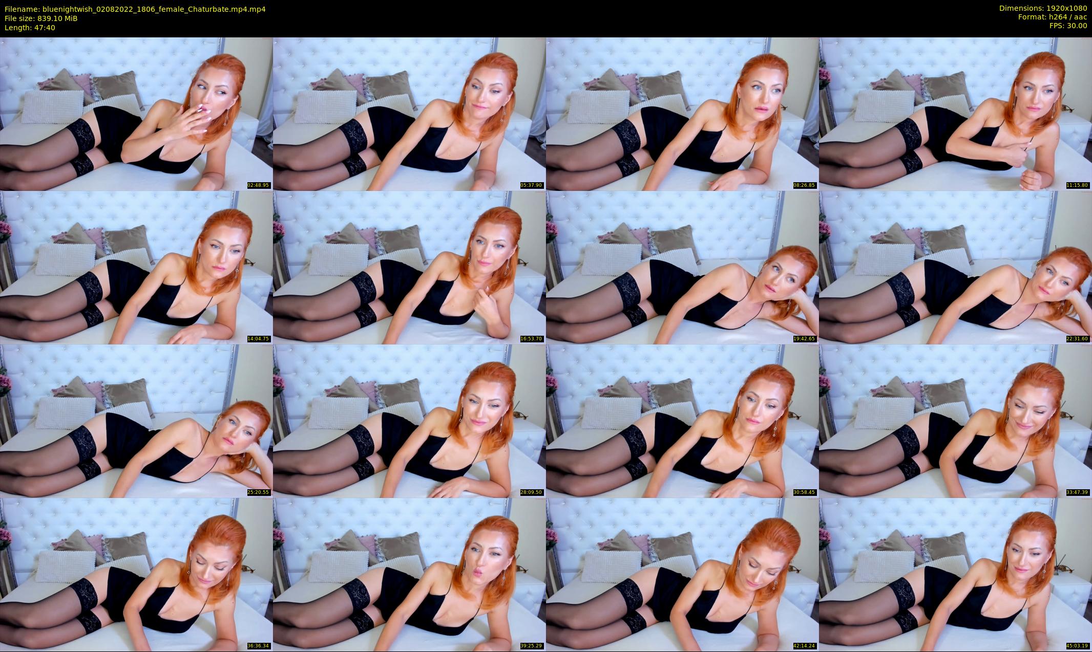 bluenightwish — 48 minute Chaturbate female cam show recording, 1080p, Aug 2, 2022