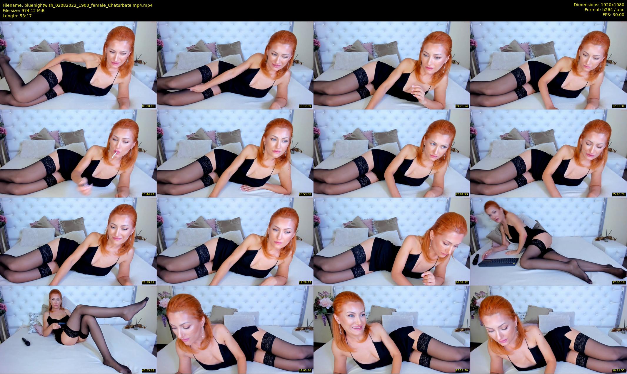 bluenightwish — 54 minute Chaturbate female cam show recording, 1080p, Aug 2, 2022