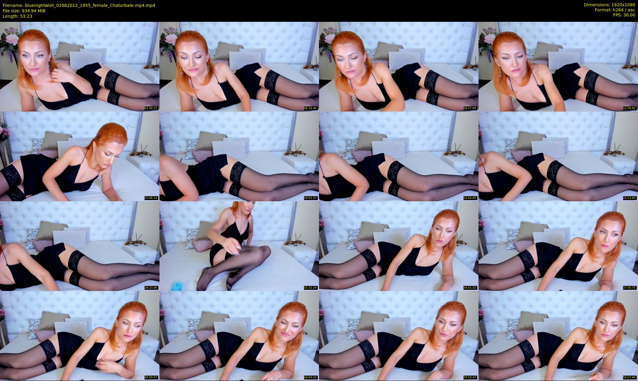 bluenightwish — 54 minute Chaturbate female cam show recording, 1080p, Aug 2, 2022