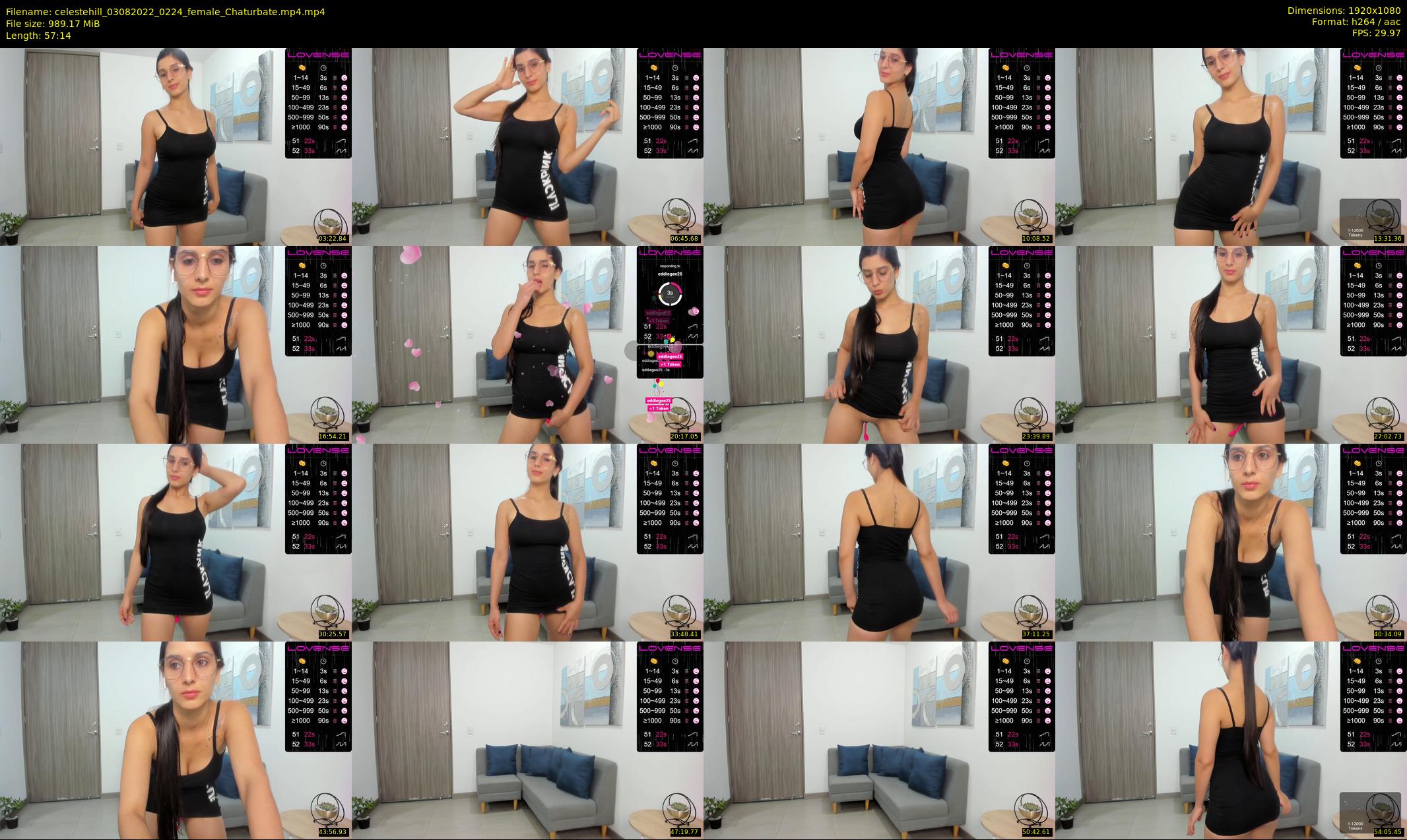 celestehill — 58 minute Chaturbate female cam show recording, 1080p, Aug 3, 2022