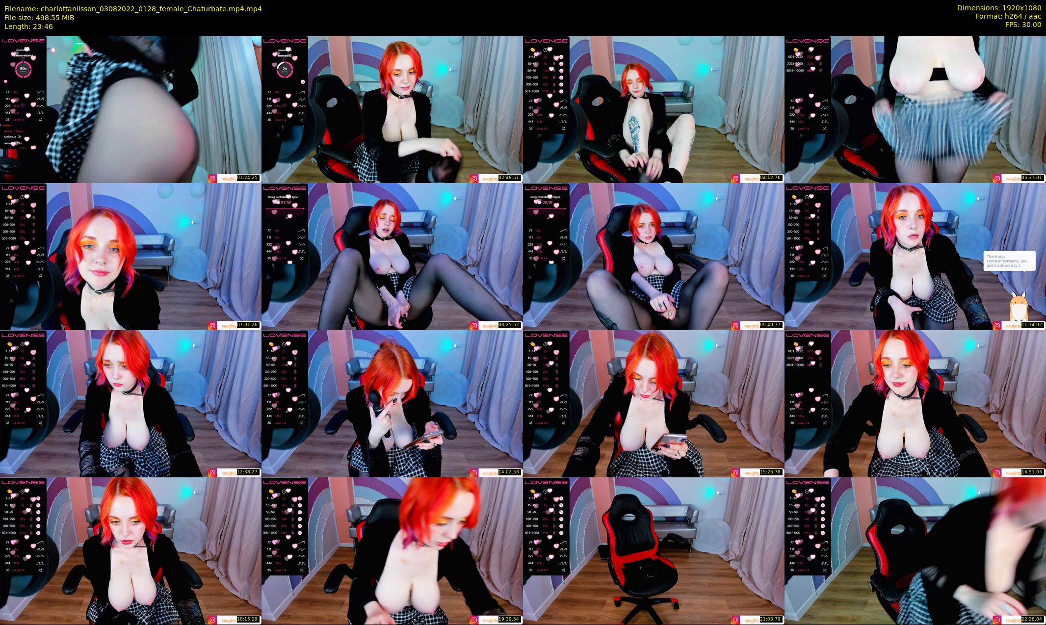 charlottanilsson — 24 minute Chaturbate female cam show recording, 1080p, Aug 3, 2022