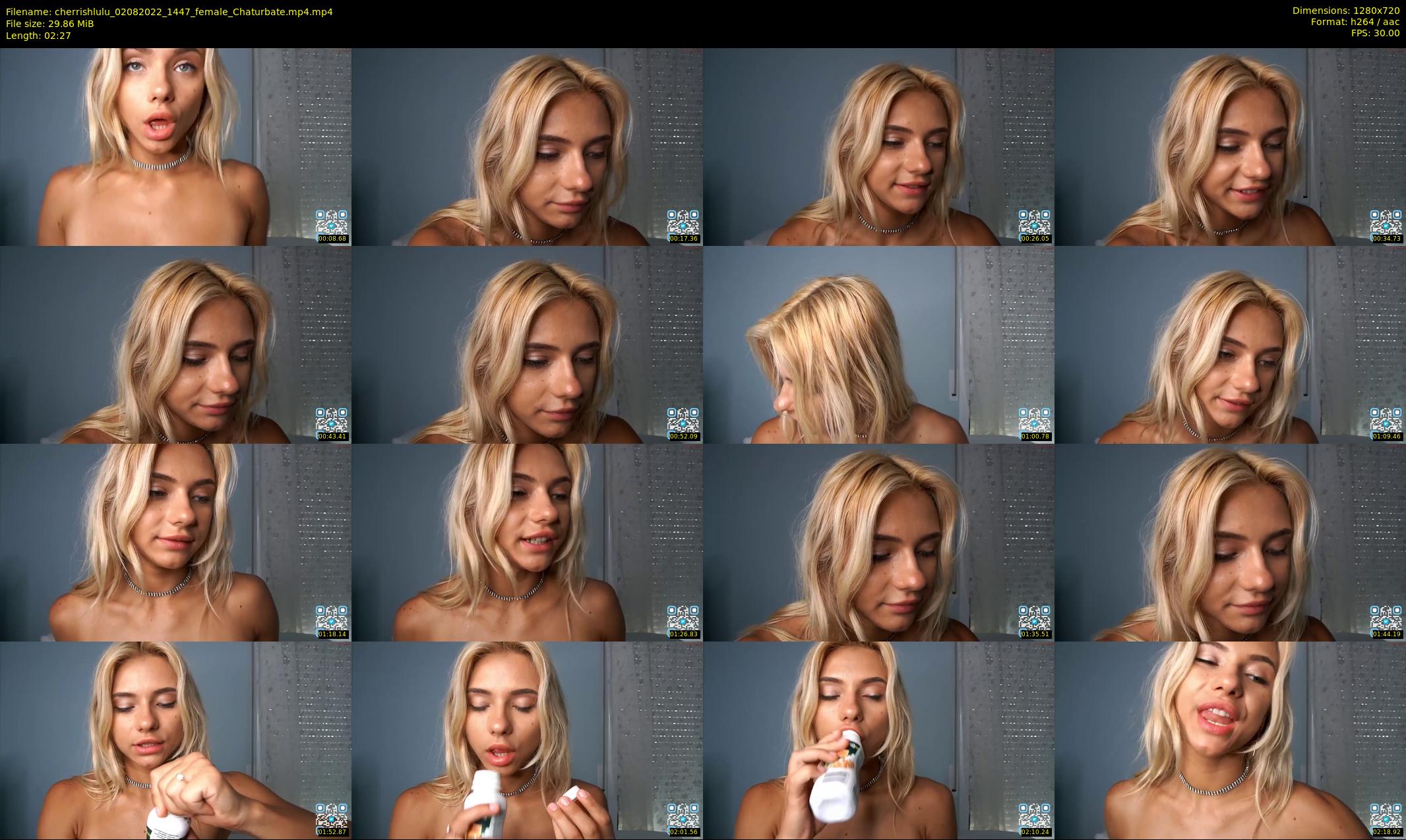 cherrishlulu — 3 minute Chaturbate female cam show recording, 720p, Aug 2, 2022