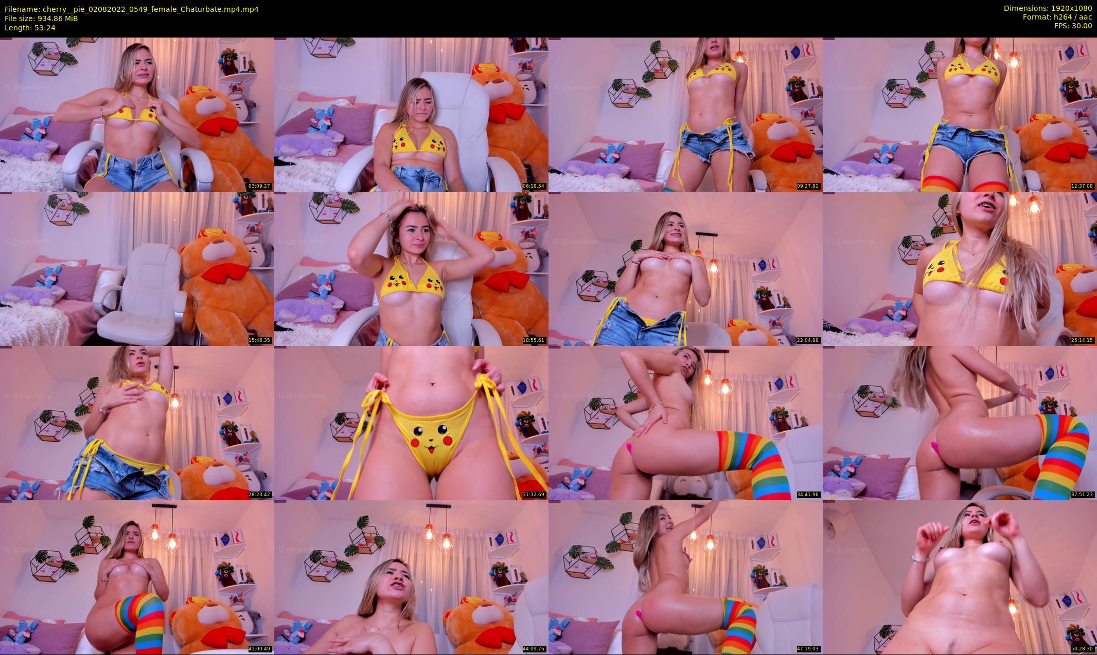 cherry__pie — 54 minute Chaturbate female cam show recording, 1080p, Aug 2, 2022