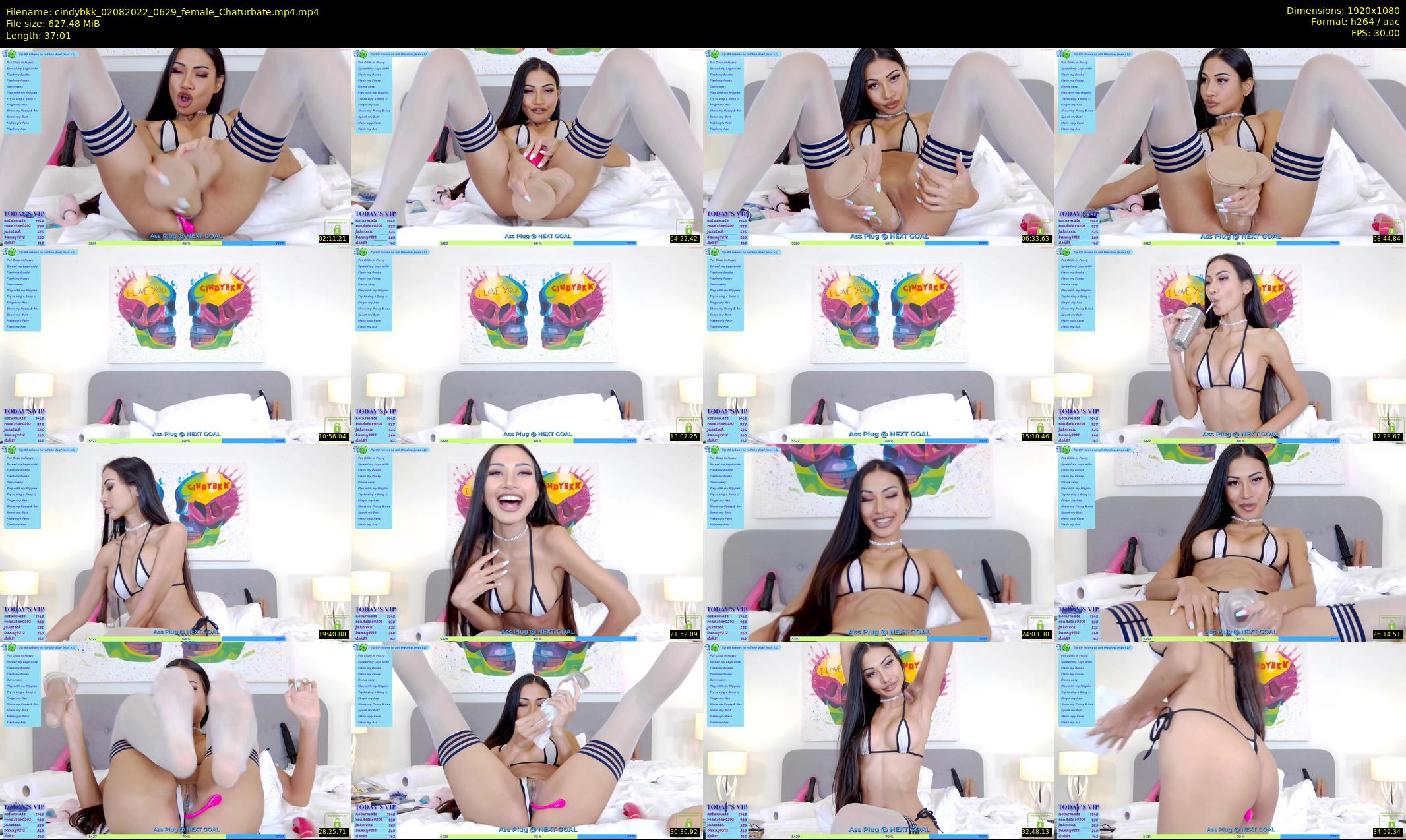 cindybkk — 38 minute Chaturbate female cam show recording, 1080p, Aug 2, 2022