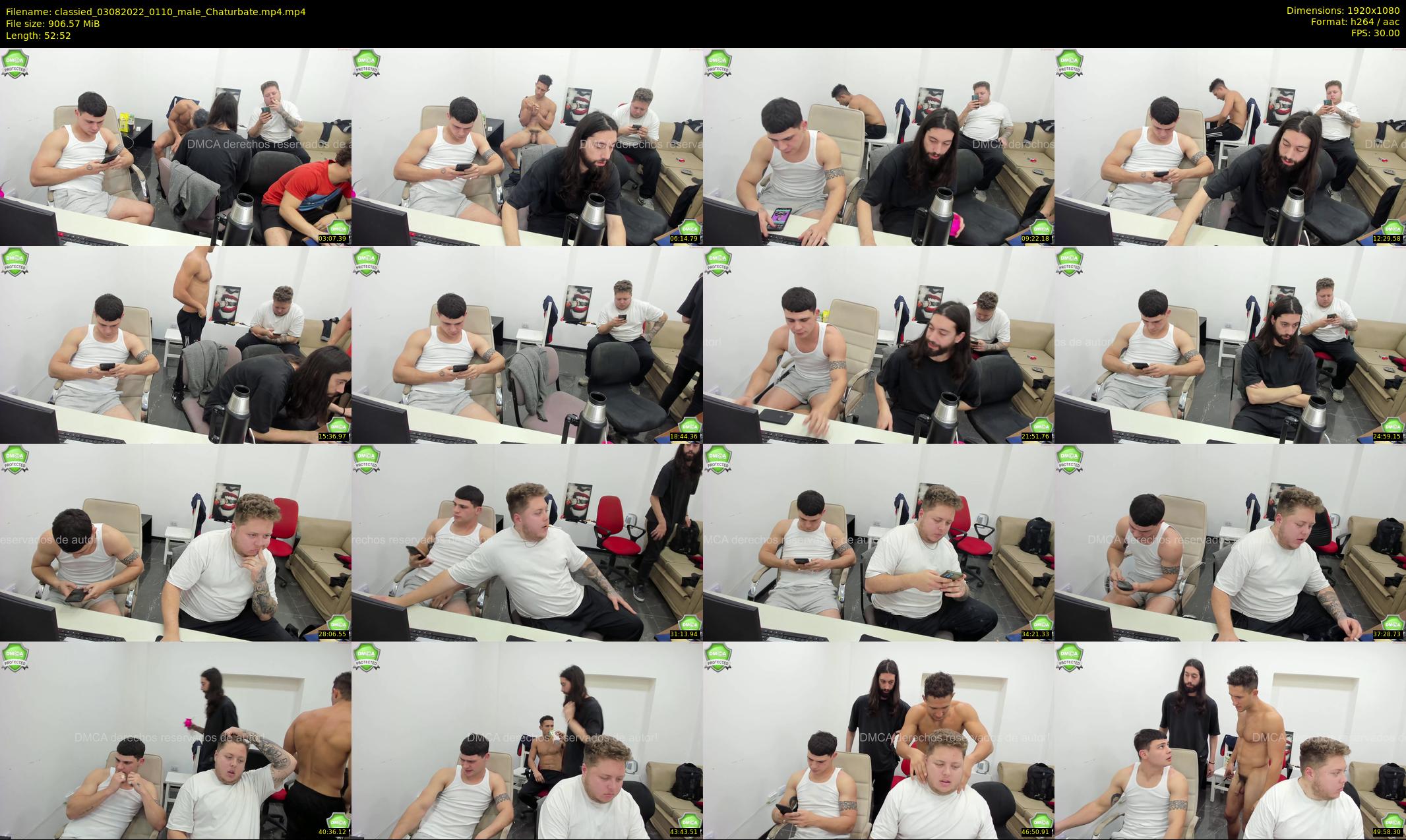 classied — 53 minute Chaturbate male cam show recording, 1080p, Aug 3, 2022