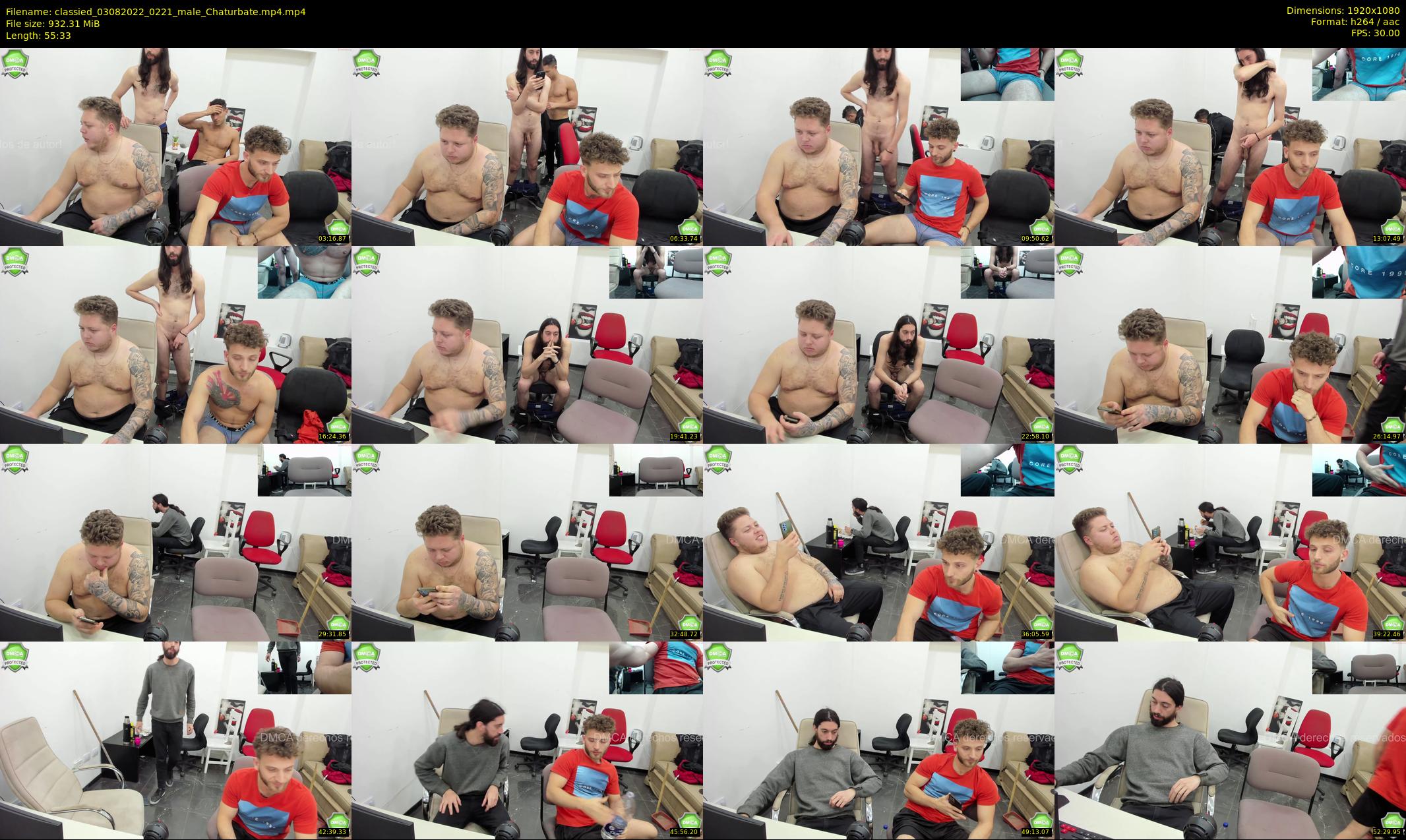 classied — 56 minute Chaturbate male cam show recording, 1080p, Aug 3, 2022