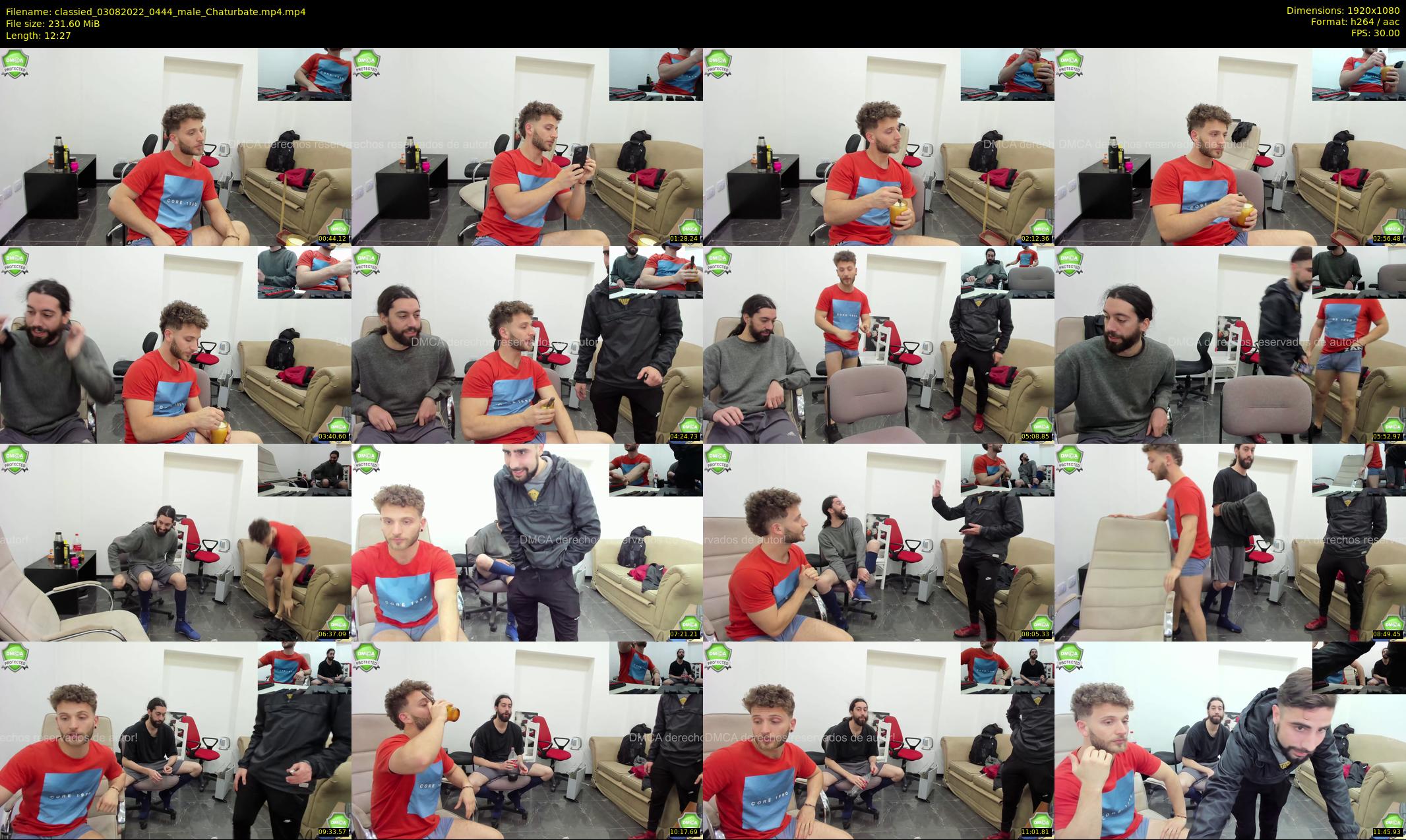 classied — 13 minute Chaturbate male cam show recording, 1080p, Aug 3, 2022