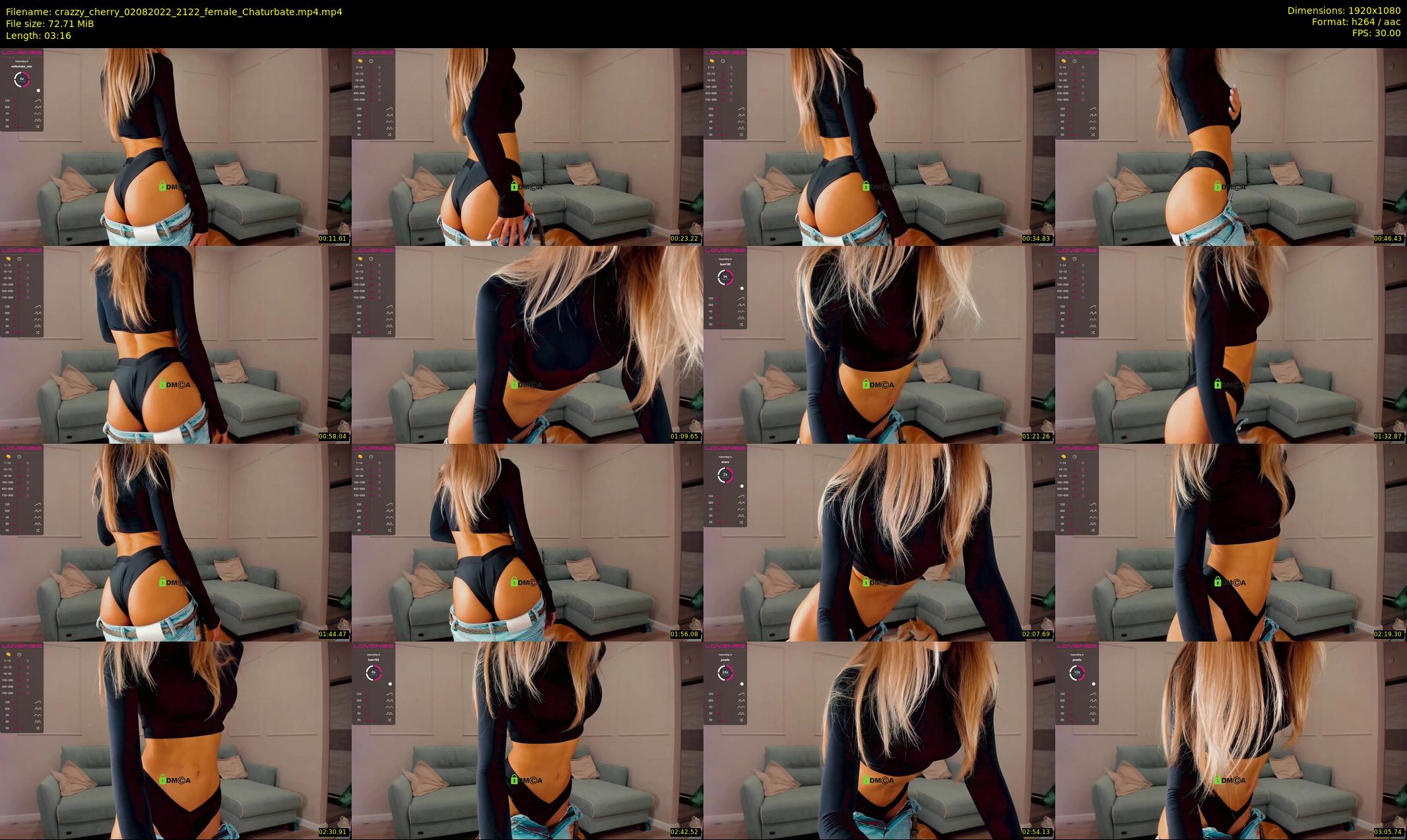 crazzy_cherry — 4 minute Chaturbate female cam show recording, 1080p, Aug 2, 2022