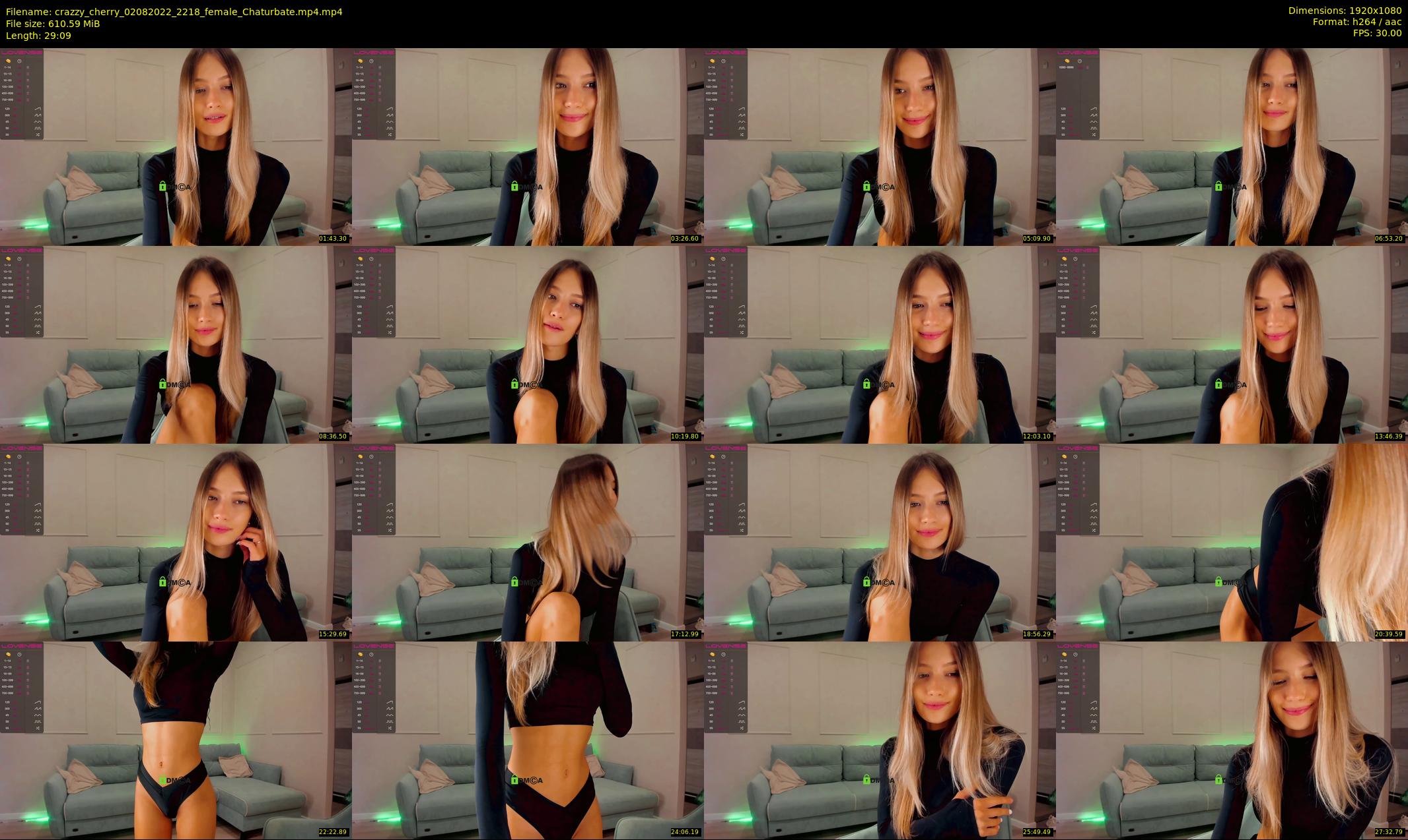 crazzy_cherry — 30 minute Chaturbate female cam show recording, 1080p, Aug 2, 2022