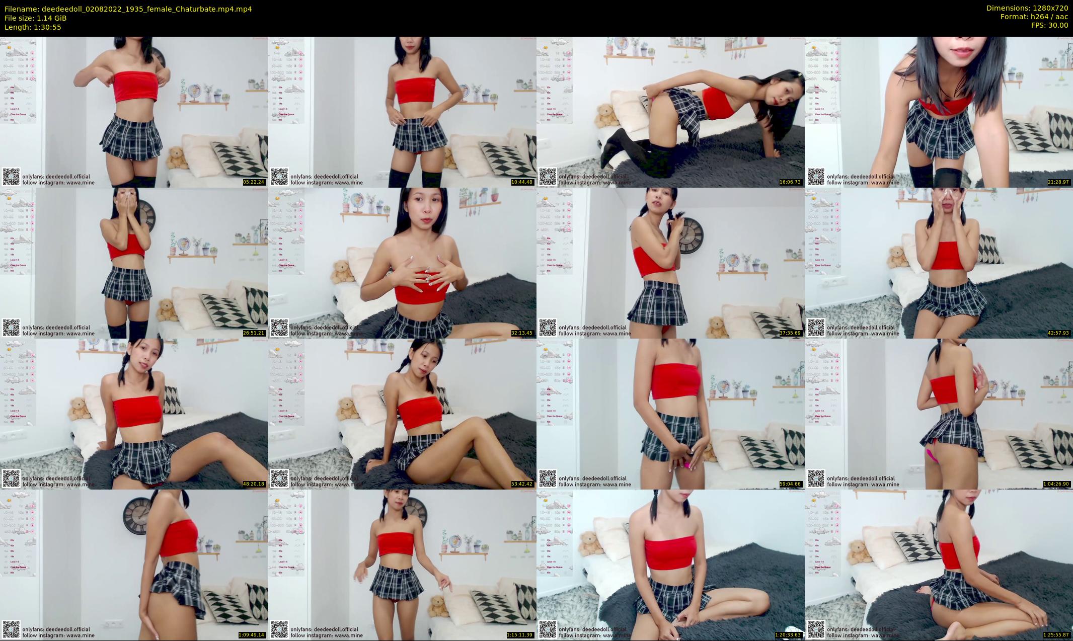 deedeedoll — 91 minute Chaturbate female cam show recording, 720p, Aug 2, 2022