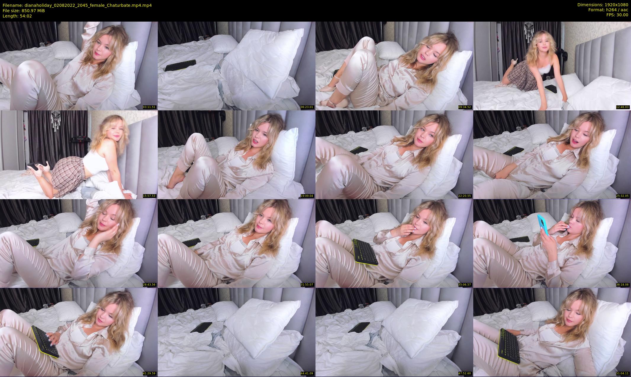 dianaholiday — 55 minute Chaturbate female cam show recording, 1080p, Aug 2, 2022