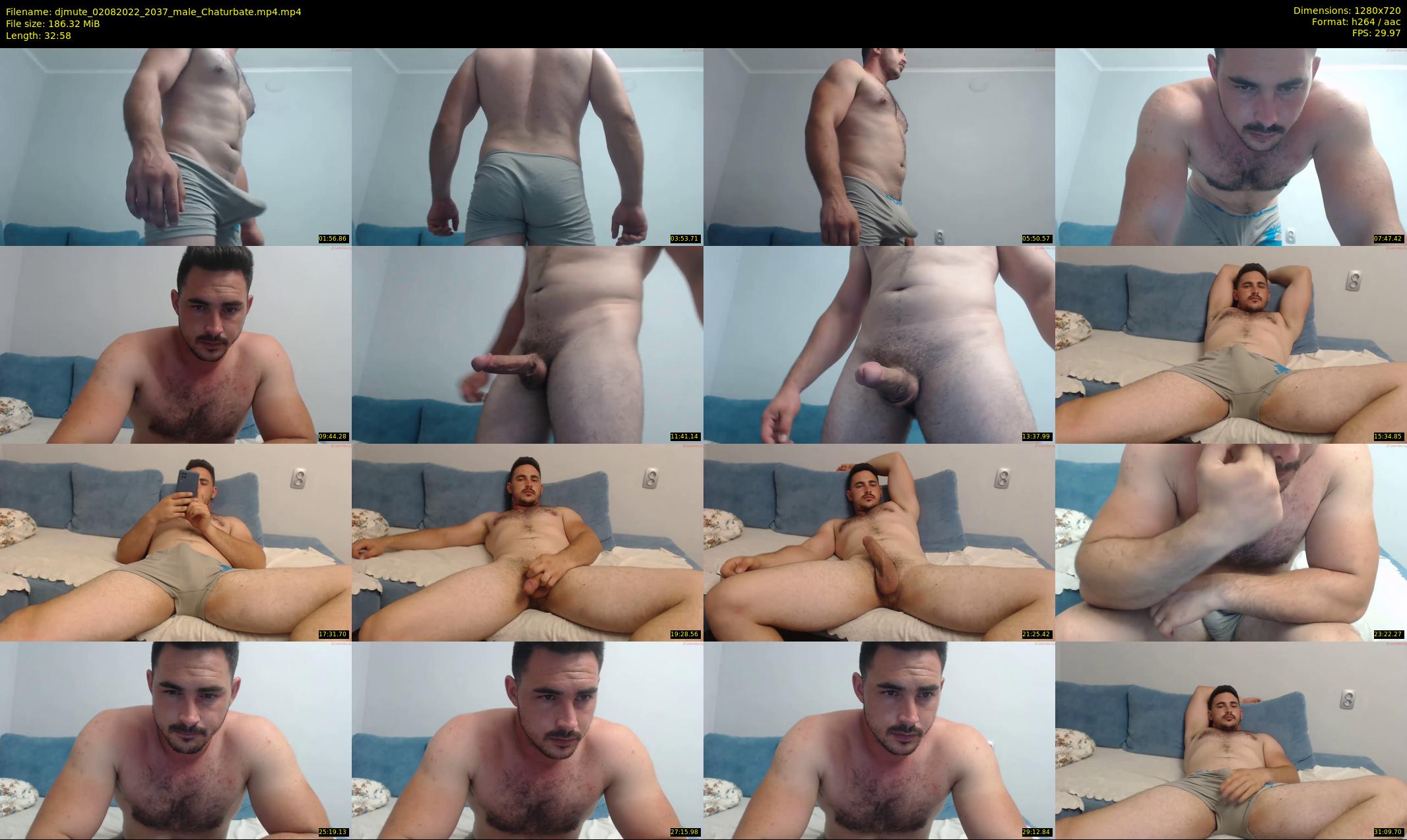djmute — 33 minute Chaturbate male cam show recording, 720p, Aug 2, 2022