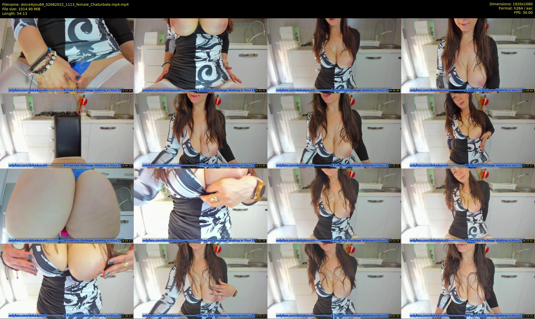 dolce4you69 — 55 minute Chaturbate female cam show recording, 1080p, Aug 2, 2022