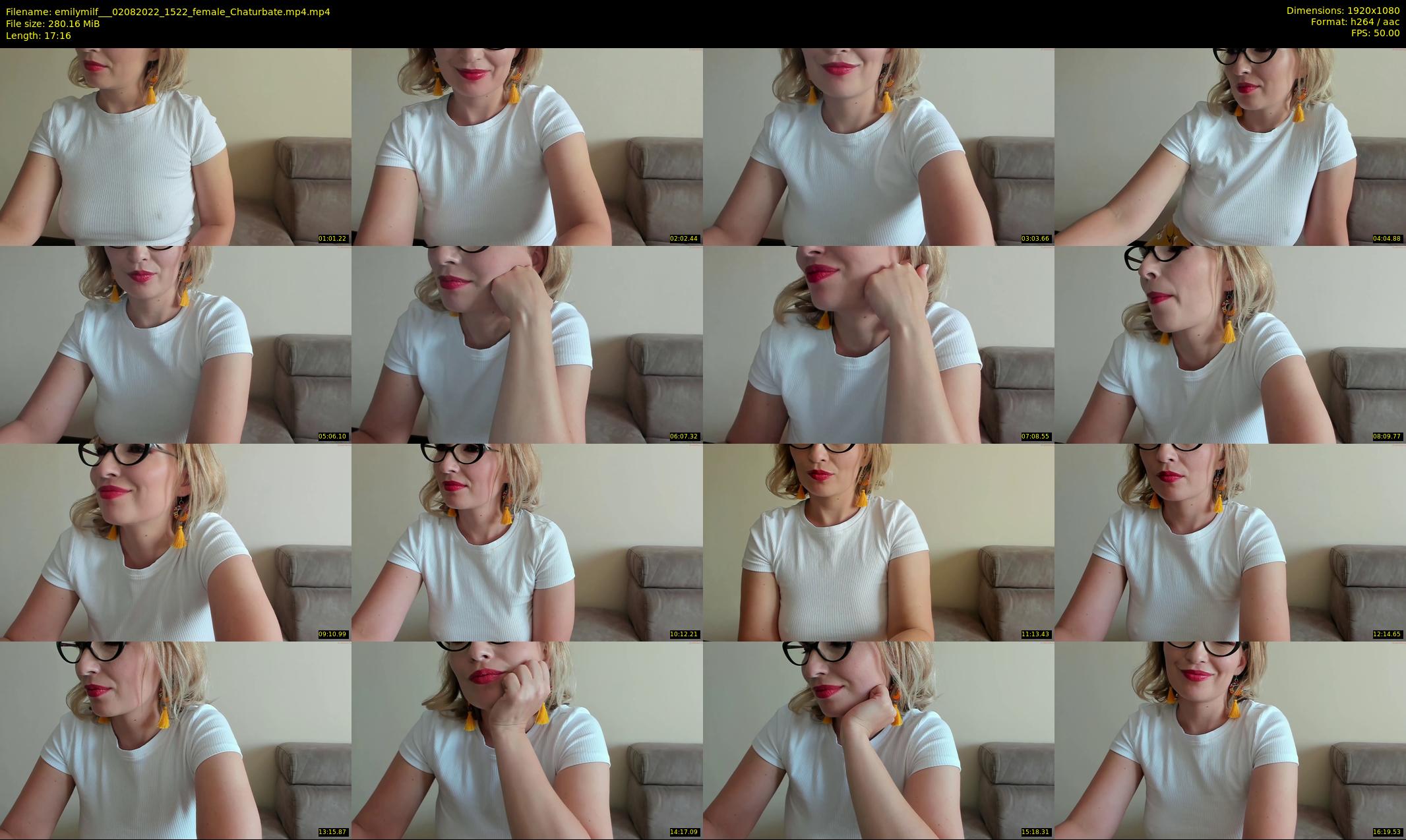 emilymilf__ — 18 minute Chaturbate female cam show recording, 1080p, Aug 2, 2022