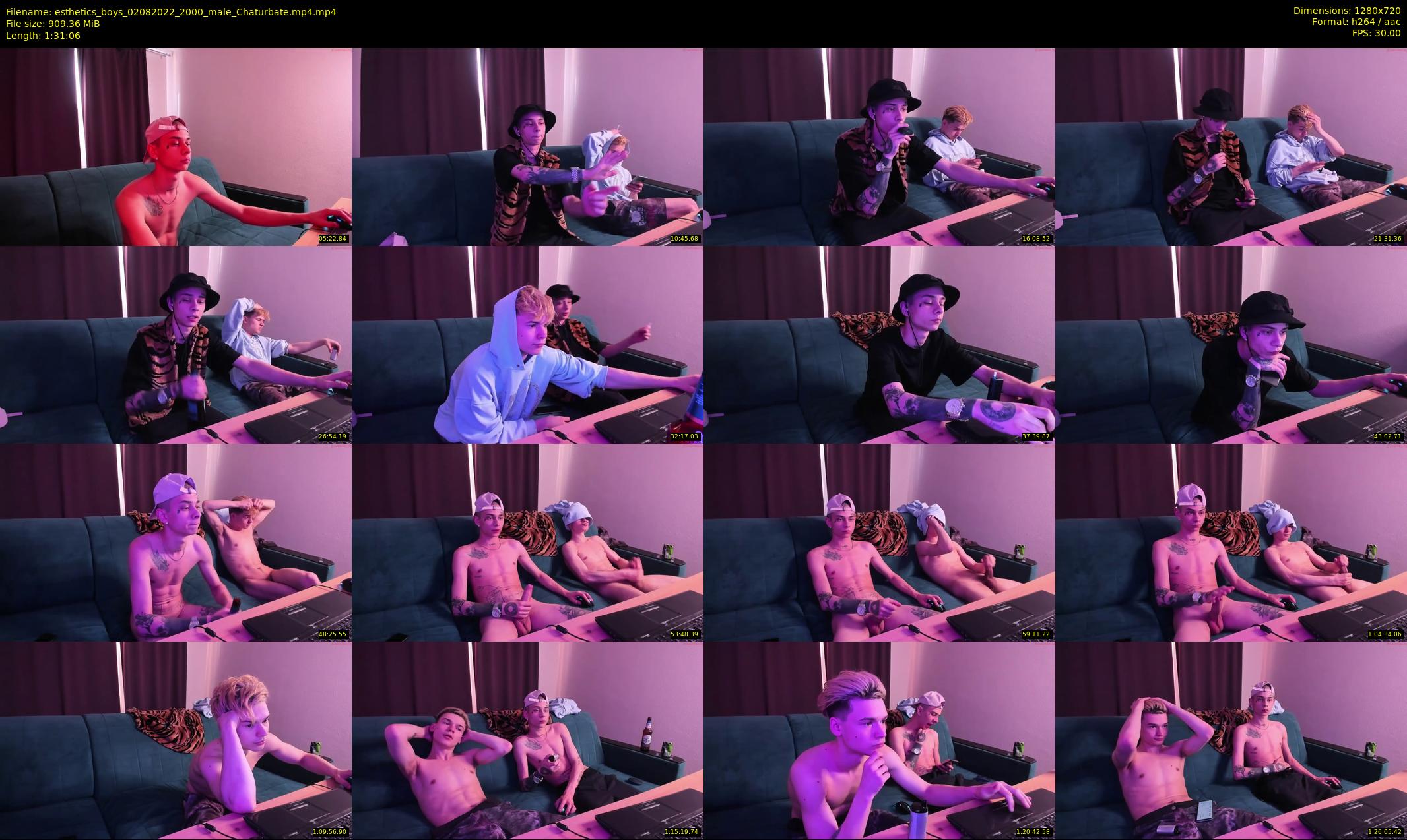 esthetics_boys — 92 minute Chaturbate male cam show recording, 720p, Aug 2, 2022