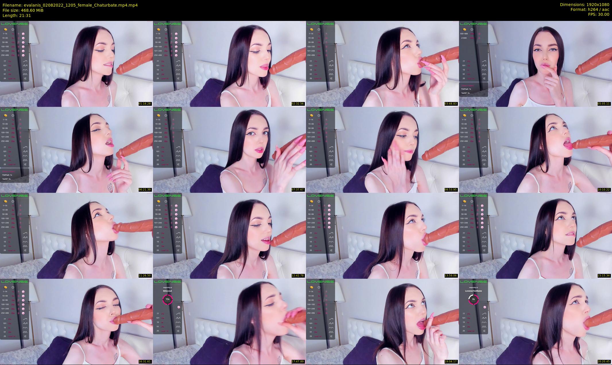 evalanis — 22 minute Chaturbate couple cam show recording, 1080p, Aug 2, 2022
