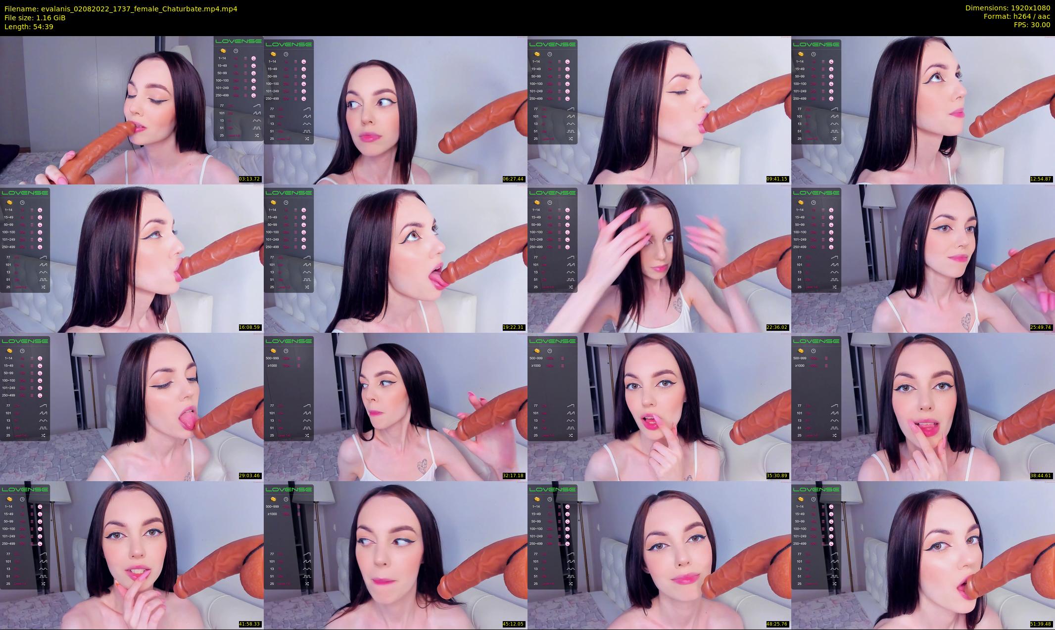 evalanis — 55 minute Chaturbate couple cam show recording, 1080p, Aug 2, 2022