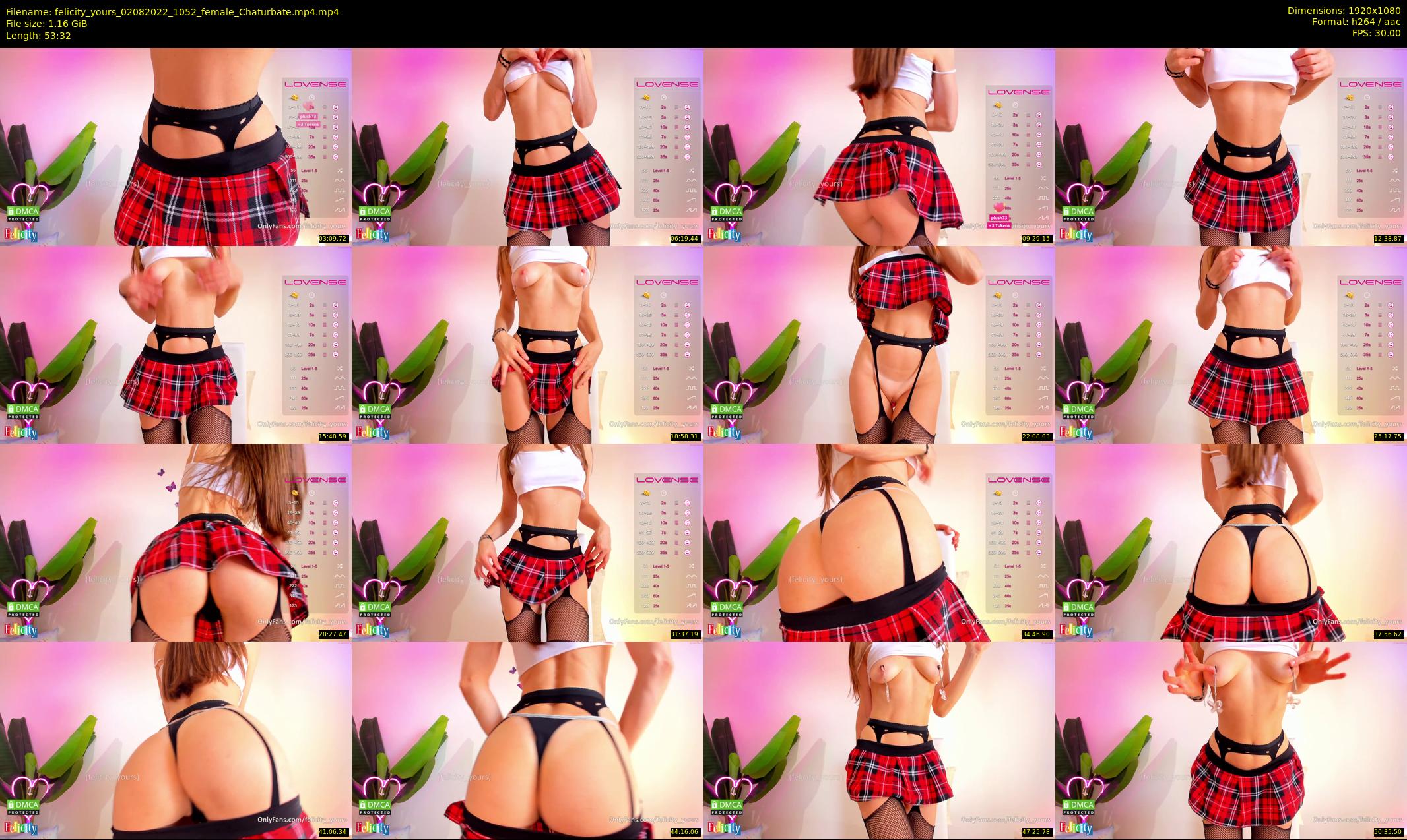 felicity_yours — 54 minute Chaturbate female cam show recording, 1080p, Aug 2, 2022