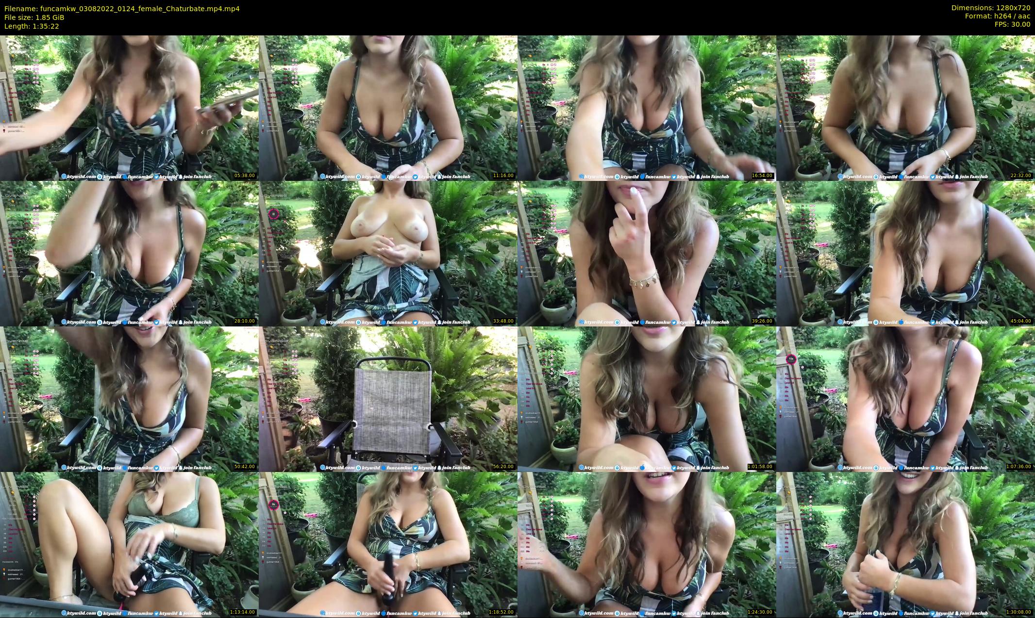 funcamkw — 96 minute Chaturbate female cam show recording, 720p, Aug 3, 2022
