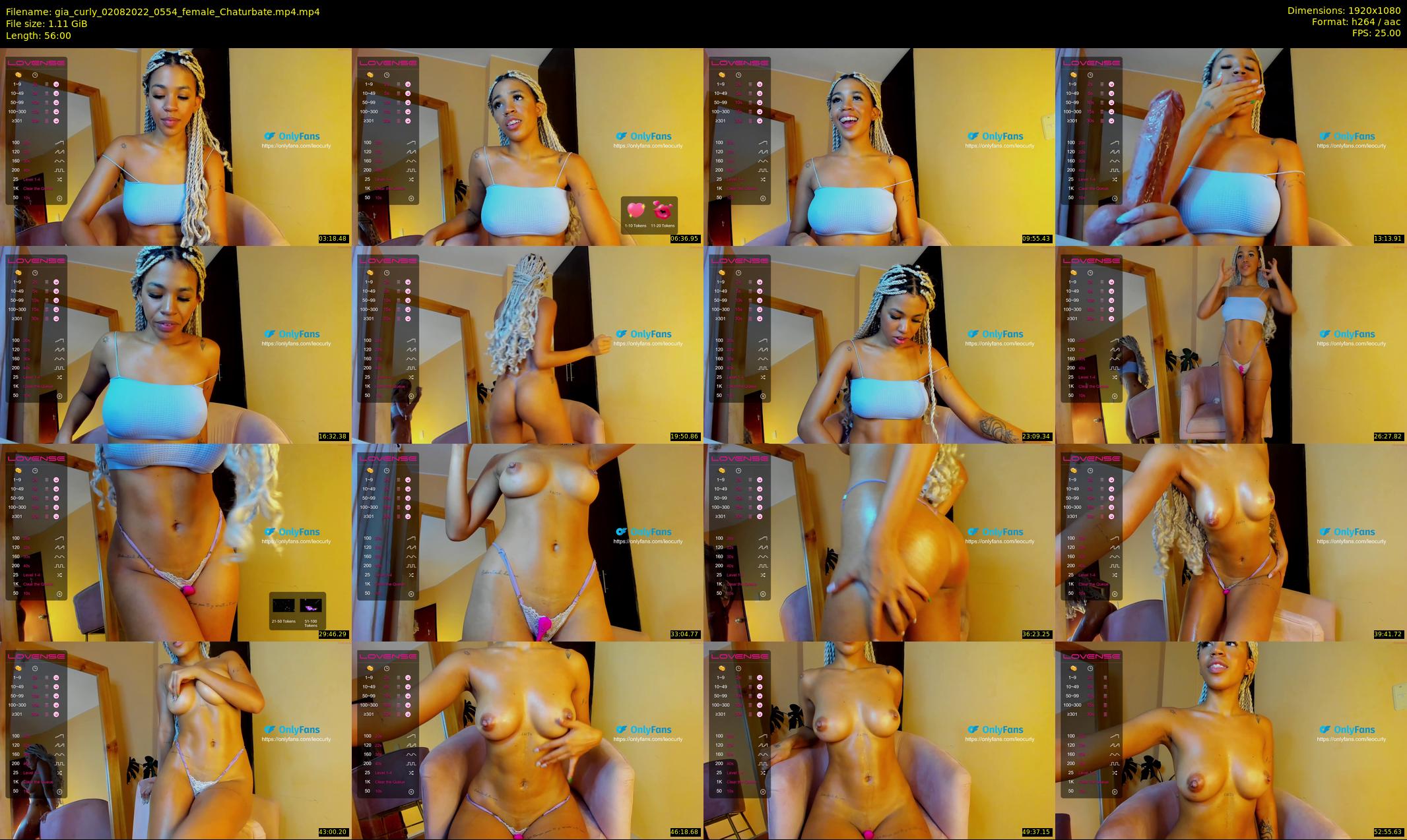 gia_curly — 56 minute Chaturbate female cam show recording, 1080p, Aug 2, 2022