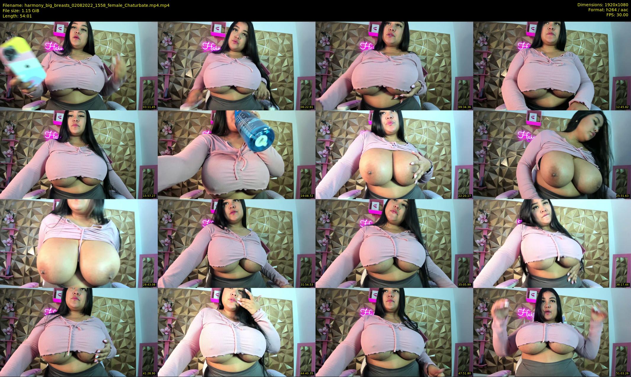 harmony_big_breasts — 55 minute Chaturbate female cam show recording, 1080p, Aug 2, 2022