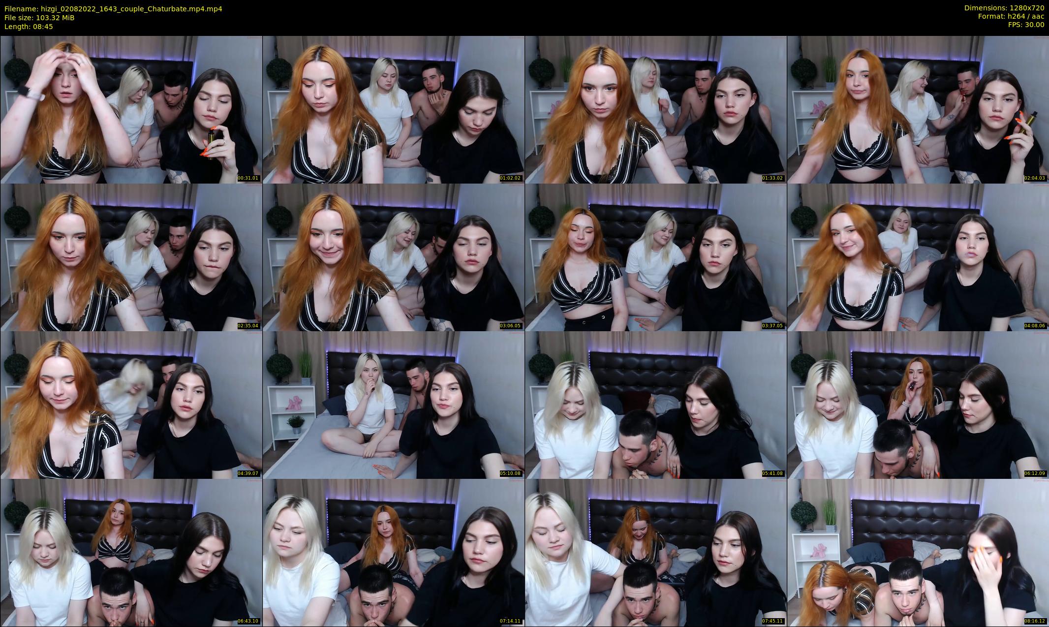 hizgi — 9 minute Chaturbate couple cam show recording, 720p, Aug 2, 2022