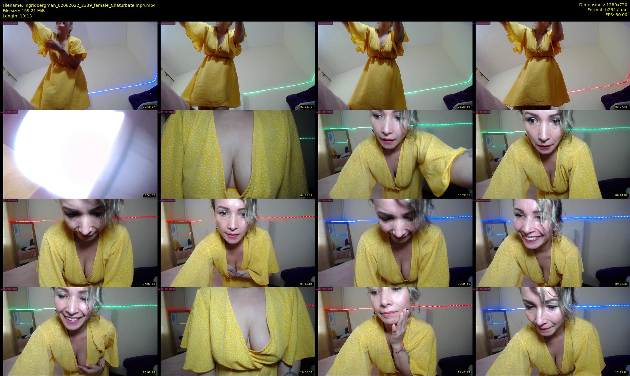 ingridbergman — 14 minute Chaturbate female cam show recording, 720p, Aug 2, 2022