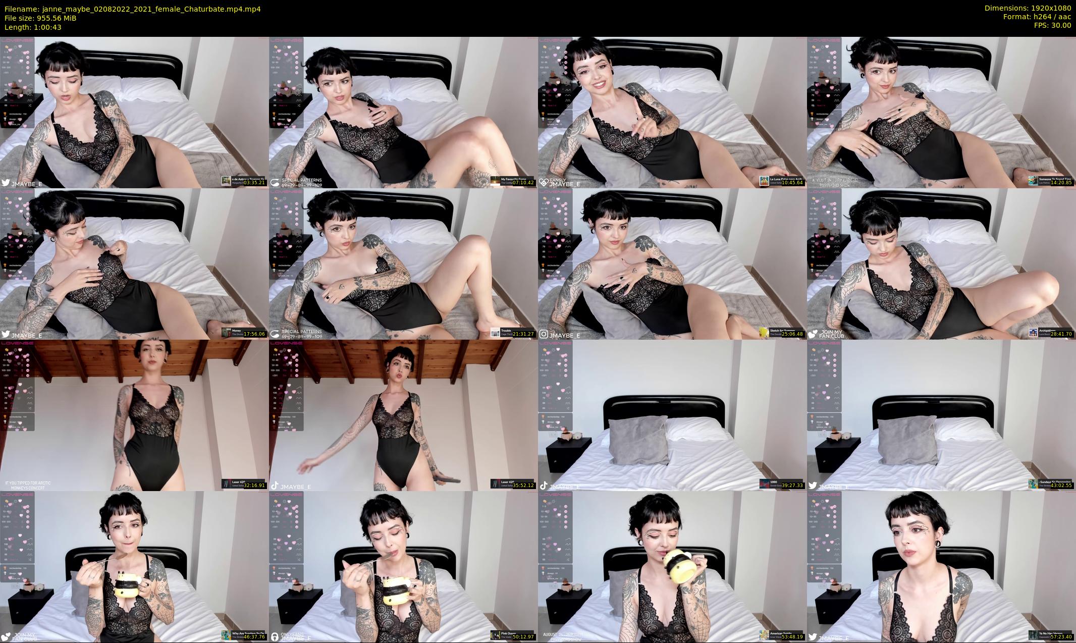 janne_maybe — 61 minute Chaturbate female cam show recording, 1080p, Aug 2, 2022