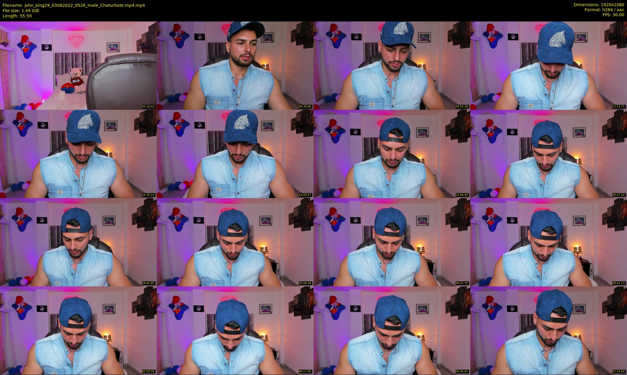 john_king29 — 56 minute Chaturbate male cam show recording, 1080p, Aug 3, 2022