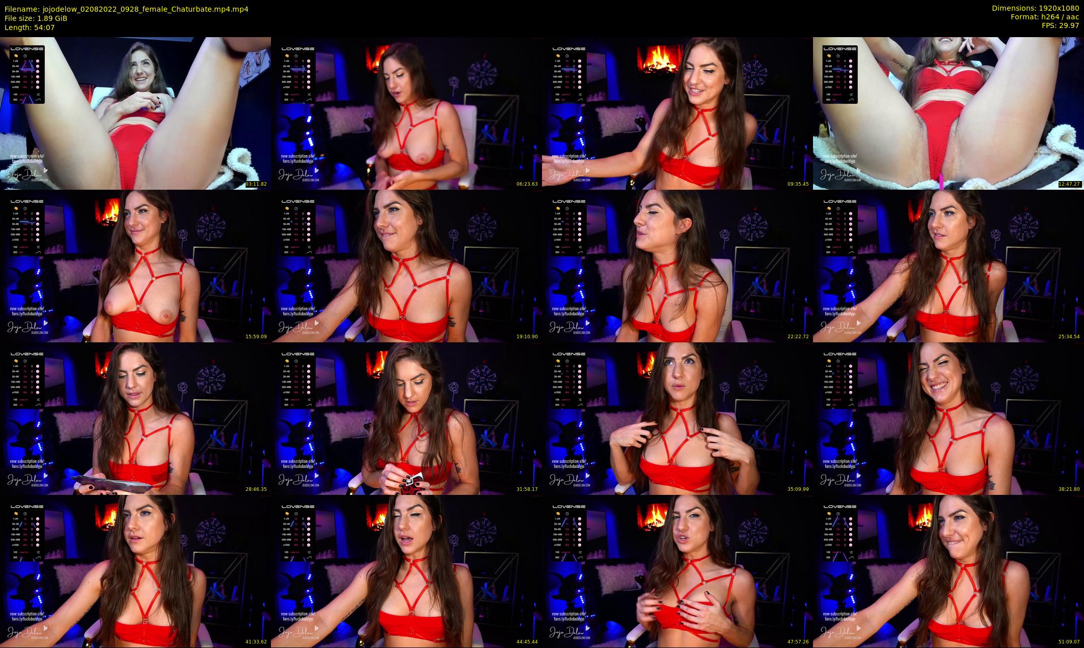 jojodelow — 55 minute Chaturbate female cam show recording, 1080p, Aug 2, 2022