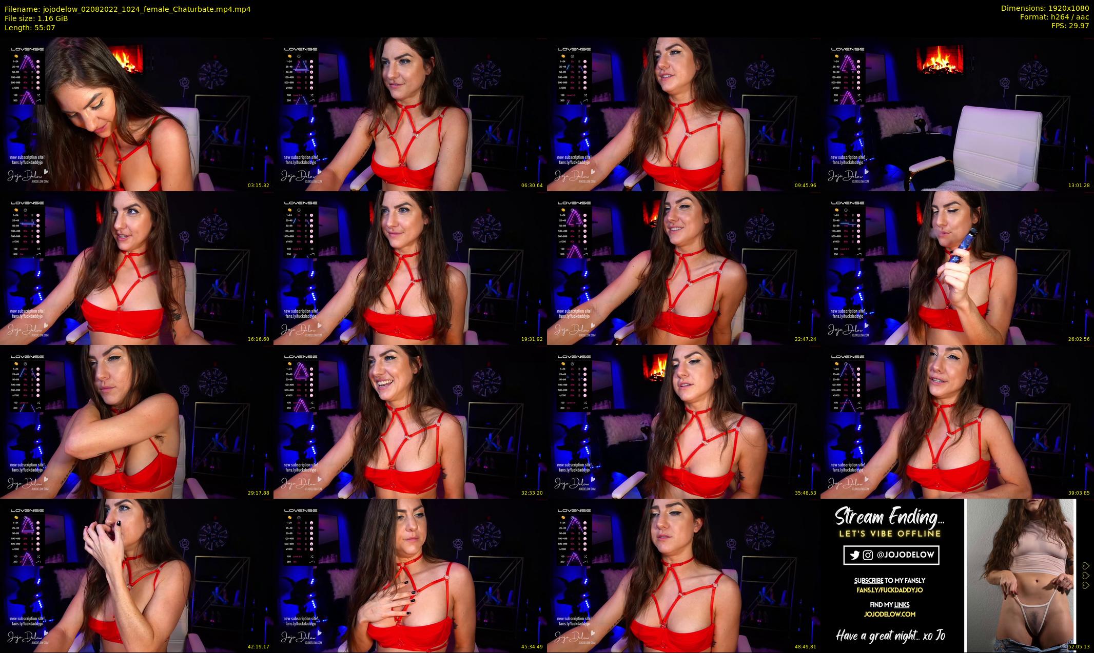 jojodelow — 56 minute Chaturbate female cam show recording, 1080p, Aug 2, 2022