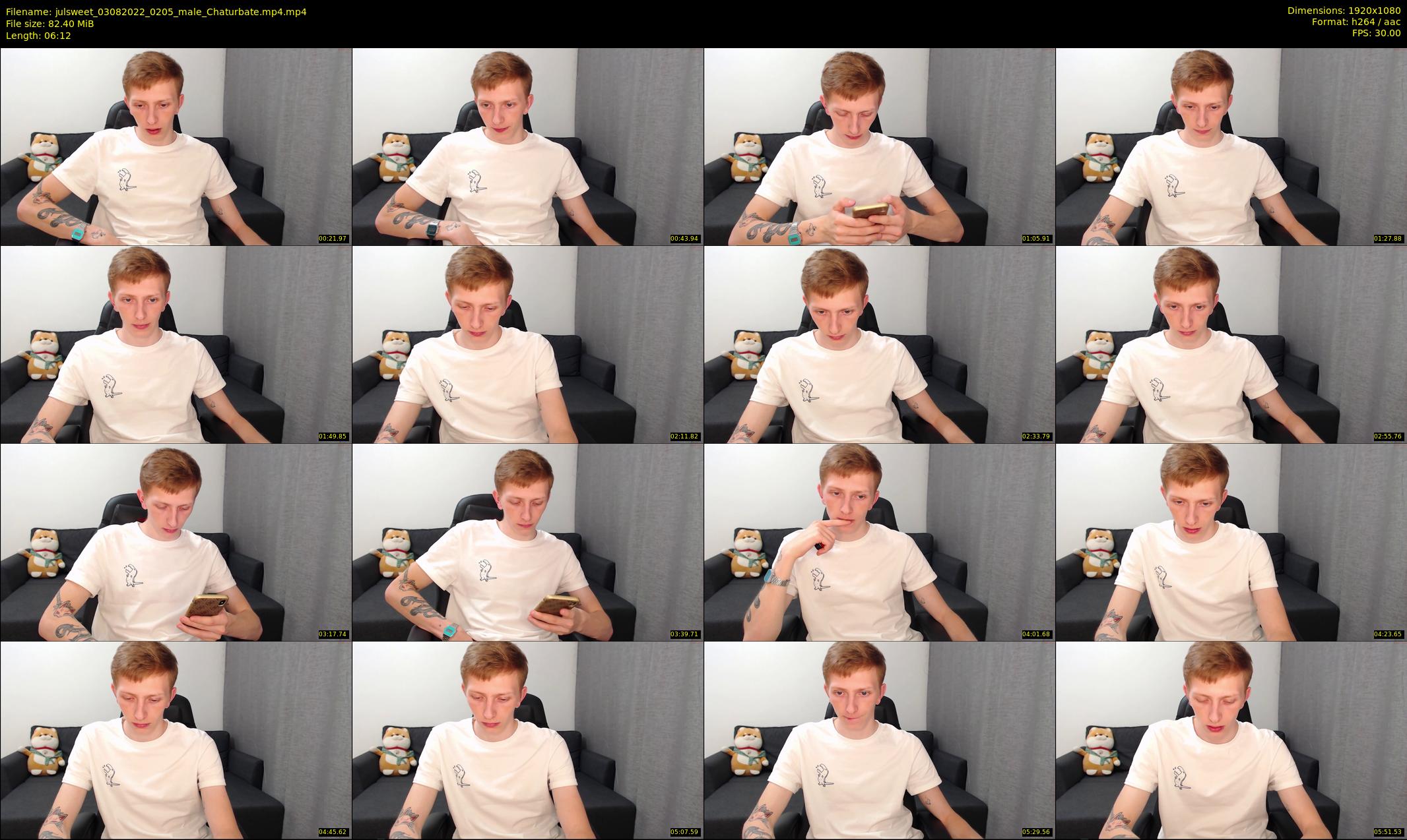 julsweet — 7 minute Chaturbate male cam show recording, 1080p, Aug 3, 2022