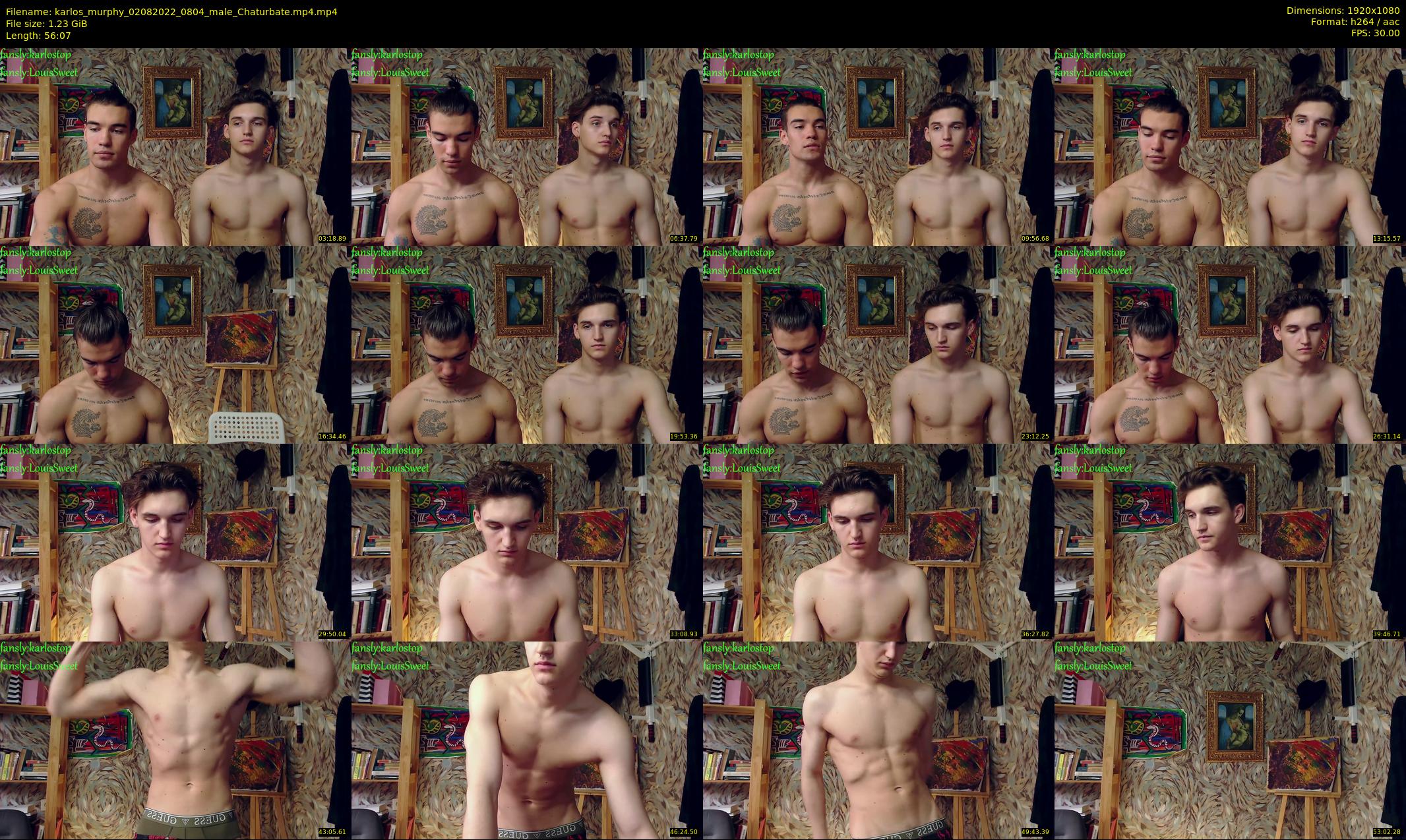 karlos_murphy — 57 minute Chaturbate male cam show recording, 1080p, Aug 2, 2022