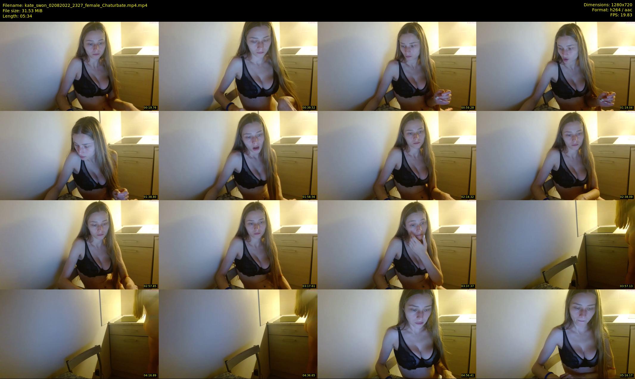 kate_swon — 6 minute Chaturbate female cam show recording, 720p, Aug 2, 2022