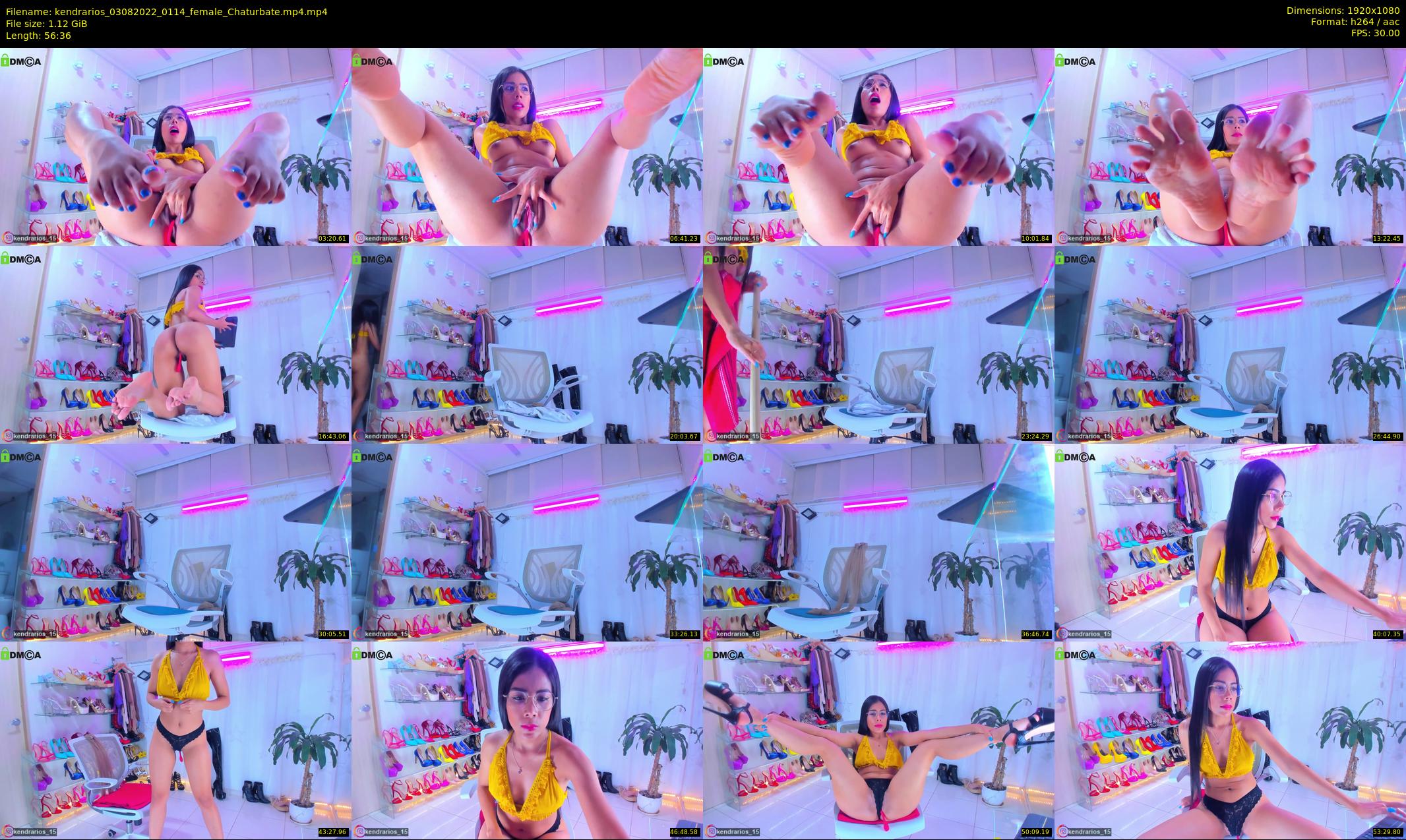 kendrarios — 57 minute Chaturbate female cam show recording, 1080p, Aug 3, 2022