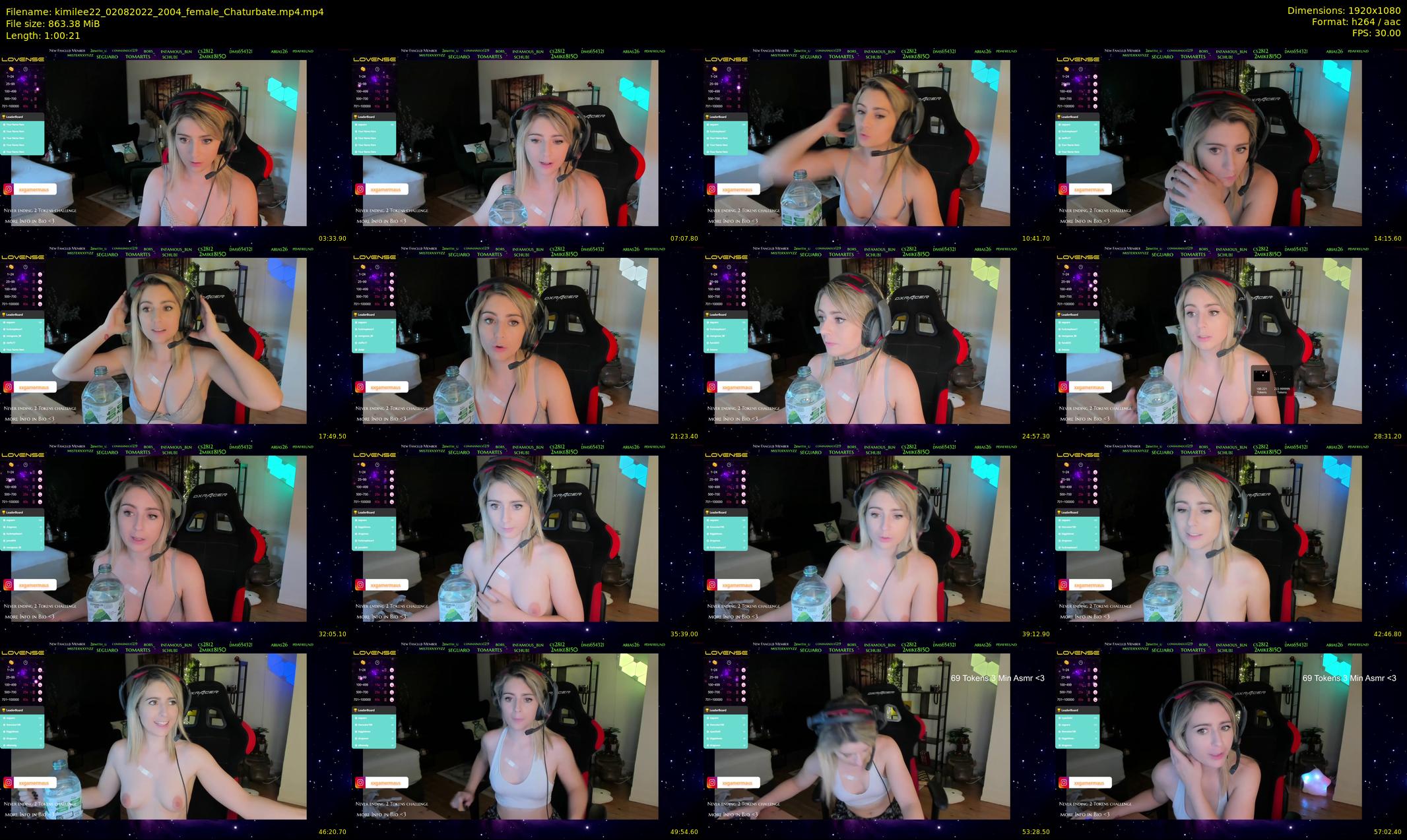 kimilee22 — 61 minute Chaturbate female cam show recording, 1080p, Aug 2, 2022