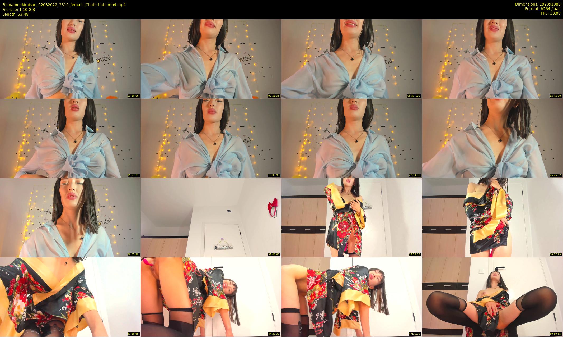 kimisun — 54 minute Chaturbate female cam show recording, 1080p, Aug 2, 2022