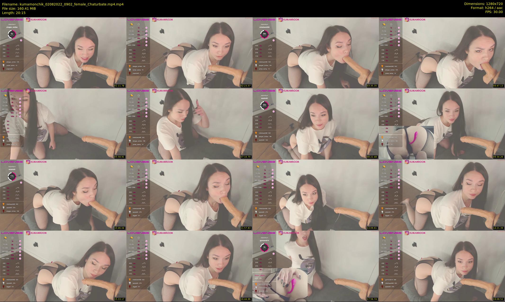 kumamonchik — 21 minute Chaturbate couple cam show recording, 720p, Aug 2, 2022