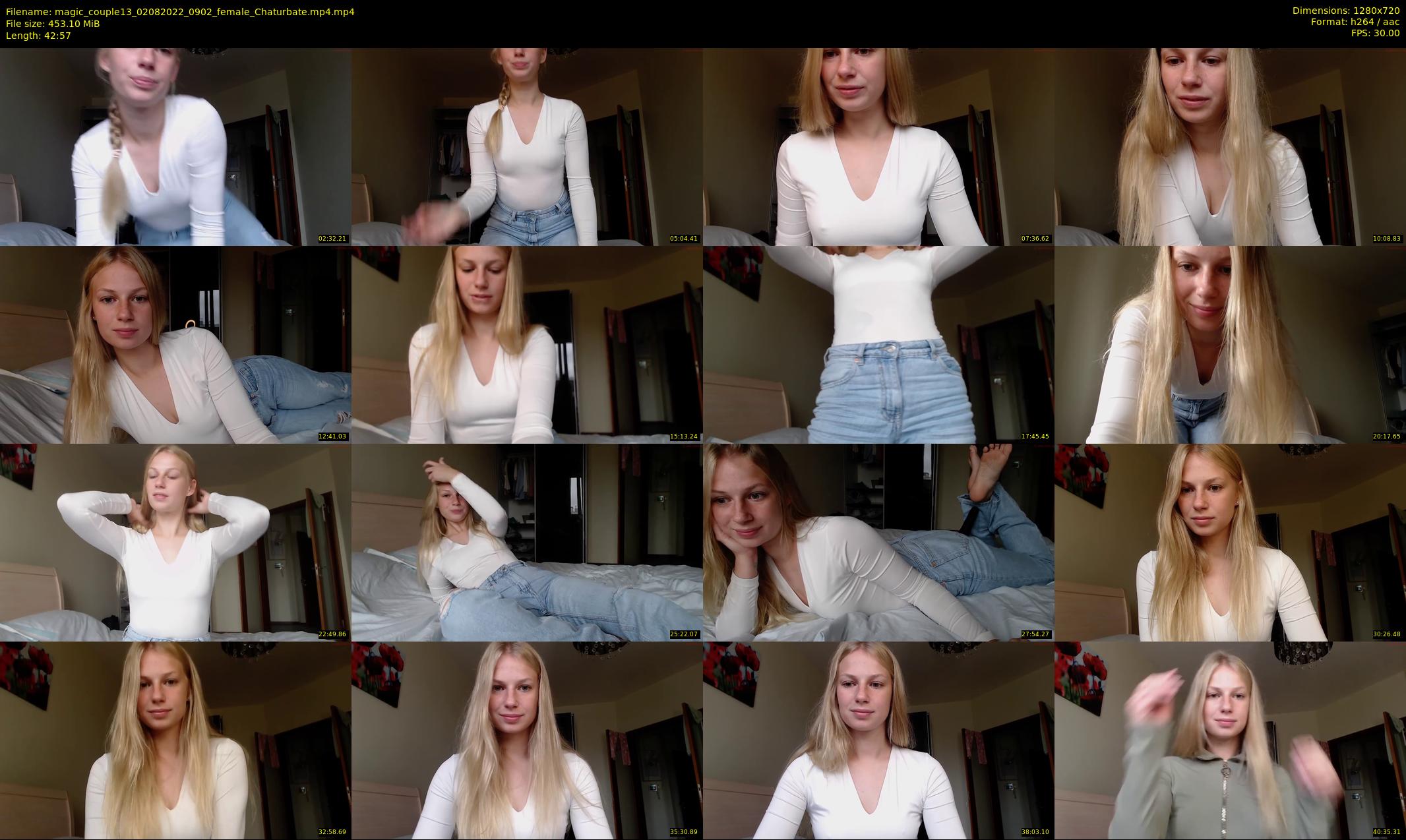 magic_couple13 — 43 minute Chaturbate couple cam show recording, 720p, Aug 2, 2022